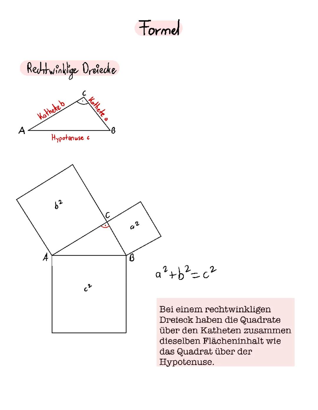 Satz des Pythagoras