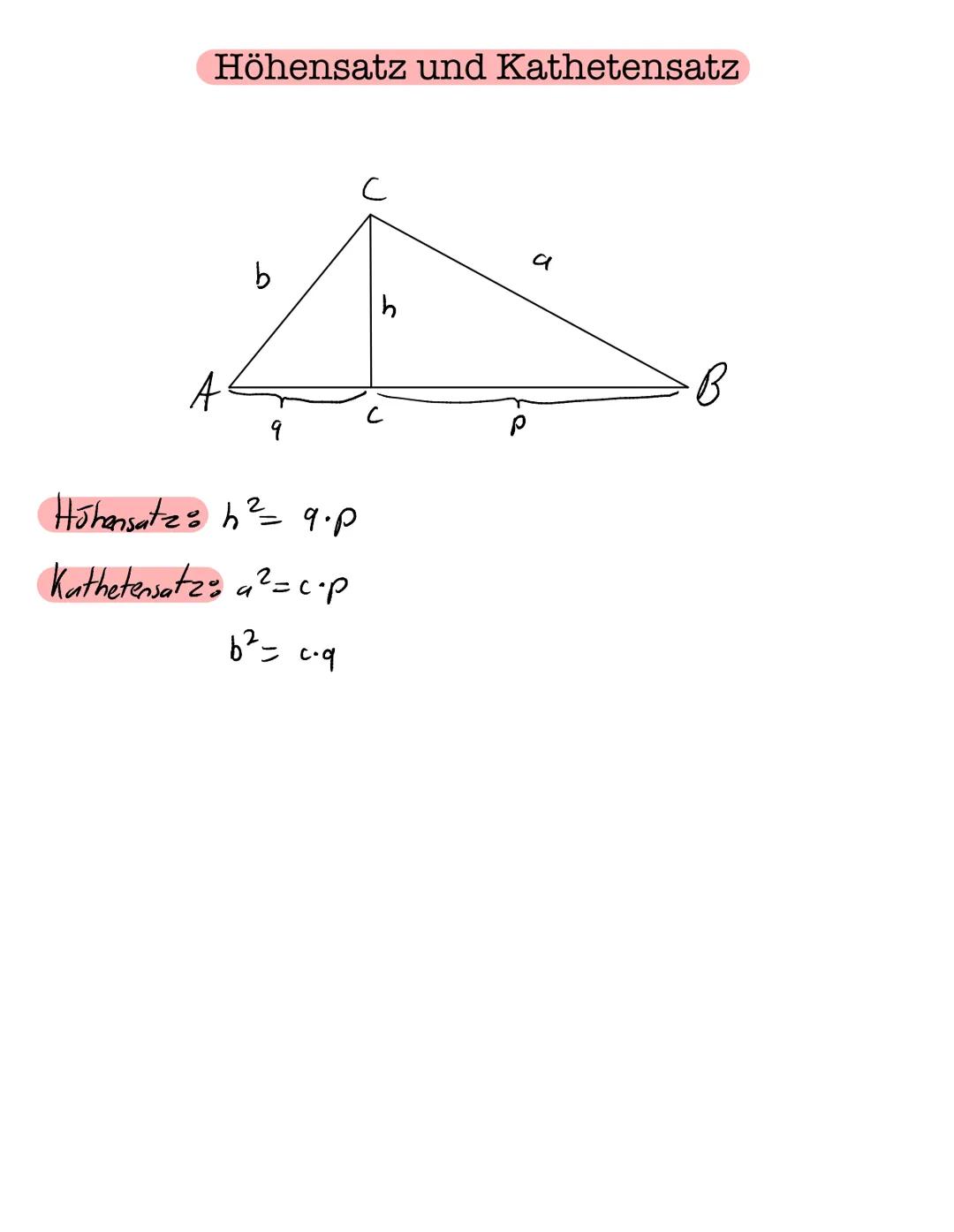 A
Rechtwinklige Dreiecke
Kathete b
C_Kathete
Hypotenuse c
62
c²
∙B
Formel
42
B
a² + b² = c²
Bei einem rechtwinkligen
Dreieck haben die Quadr