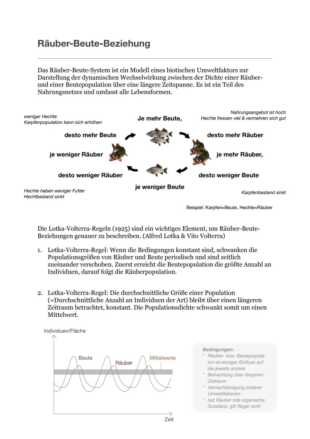 Räuber-Beute-Beziehung
Giulia Fritzsch Räuber-Beute-Beziehung
Das Räuber-Beute-System ist ein Modell eines biotischen Umweltfaktors zur
Dars