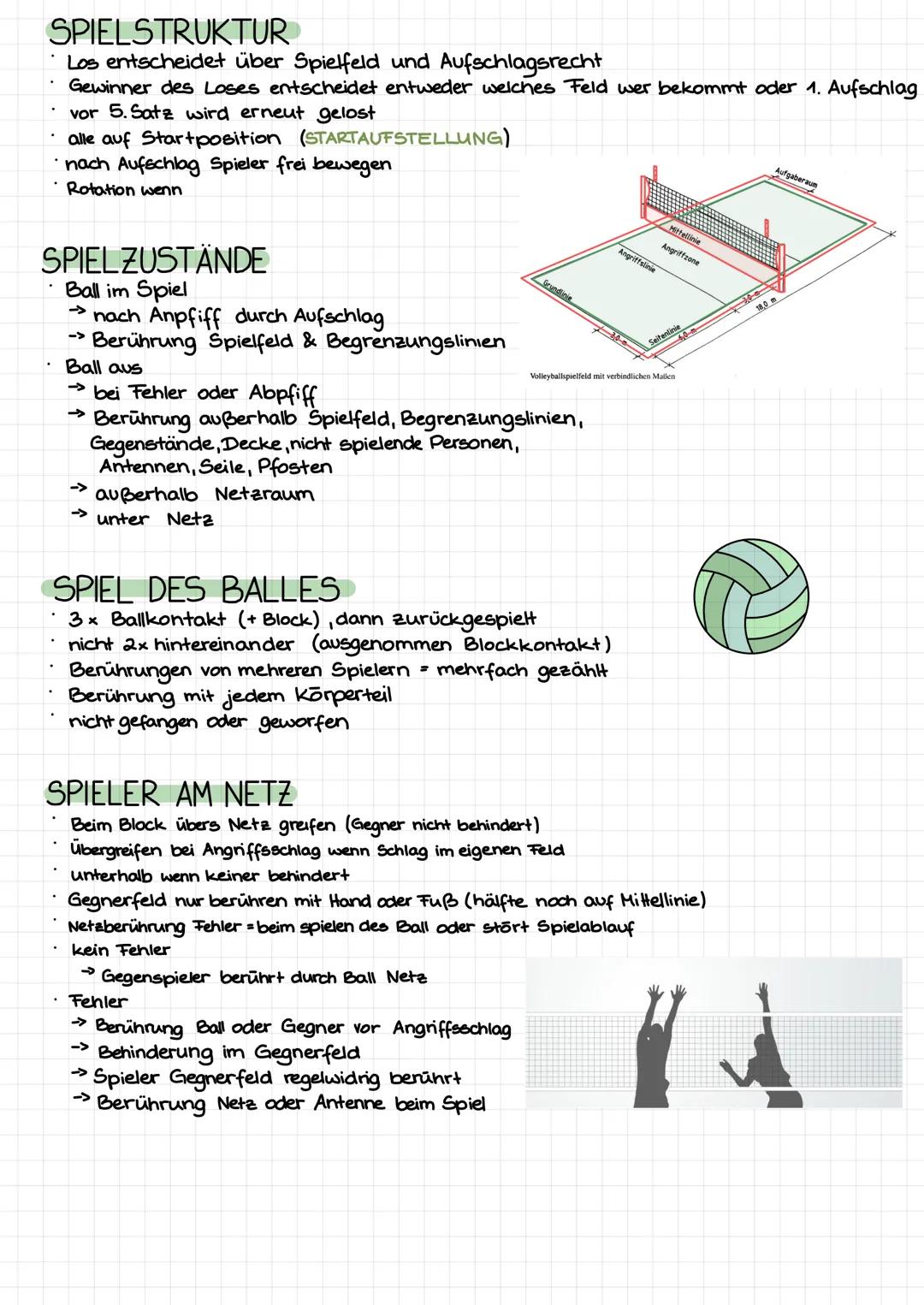 # SPORT - VOLLEYBALL
### SPIELFELD
AUFSCHLAGS-
GRUNDLINIE
ANGRIFFS-
DREIHETER-
HITTELLINIE
LINIE
GRUNDLINIE
ZONE
* Spielfeld: 18