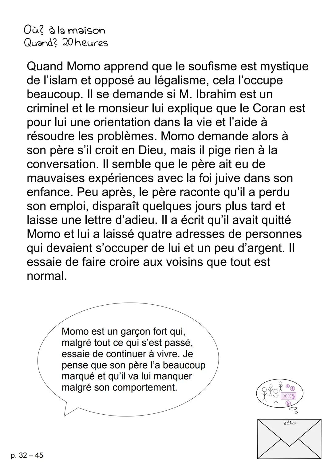 LIVRE DE LECTURE
Monsieur Ibrahim et les fleurs du Coran
Éric-Emmanuel Schmitt LA CONSTELLATION DES PERSONNES
M.Ibrahim
+
invention.
idéal
+