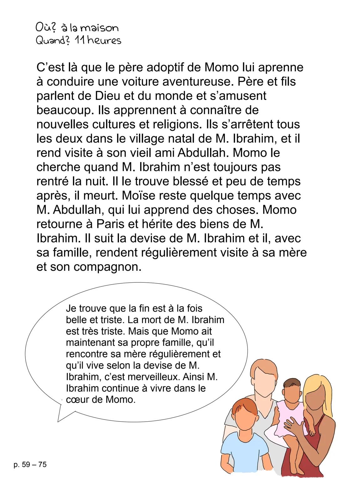 LIVRE DE LECTURE
Monsieur Ibrahim et les fleurs du Coran
Éric-Emmanuel Schmitt LA CONSTELLATION DES PERSONNES
M.Ibrahim
+
invention.
idéal
+