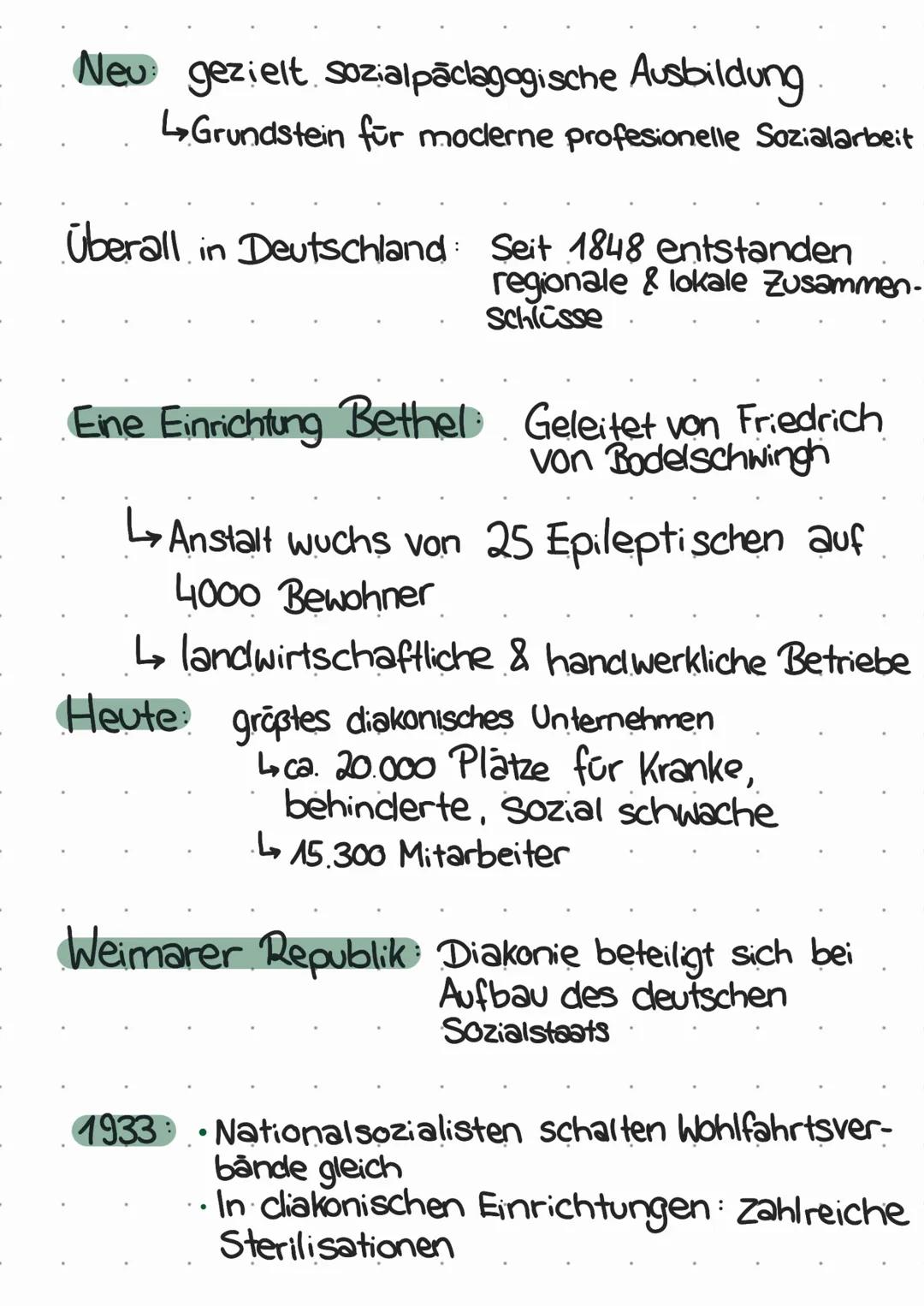 # Entstehung der Diakonie
Quelle: https://www.diakonie.de/diakonie-geschichte-kompakt
1848: Armut & Soziale Not nahmen zu
↳aufgrund wachs