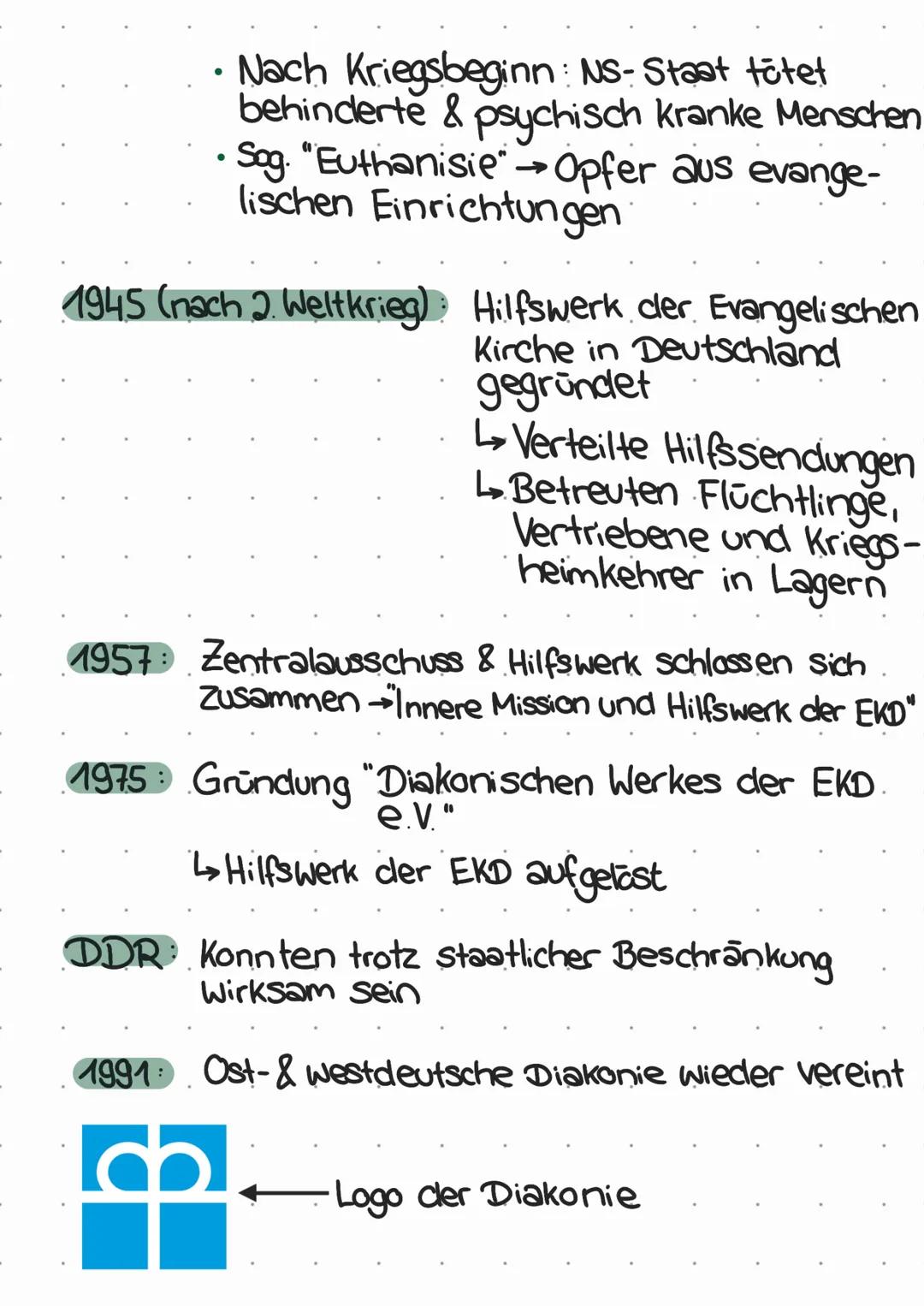 # Entstehung der Diakonie
Quelle: https://www.diakonie.de/diakonie-geschichte-kompakt
1848: Armut & Soziale Not nahmen zu
↳aufgrund wachs