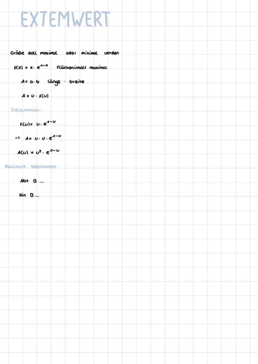 E-FUNKTION
8888
f(x) = ex
f'(x) = ex
GRAPHISCH
all.
lex
e- gleichung
S = 3*
Log 35 = x
=> Log
1.log
streng monoton steigend
keine Nullstelle