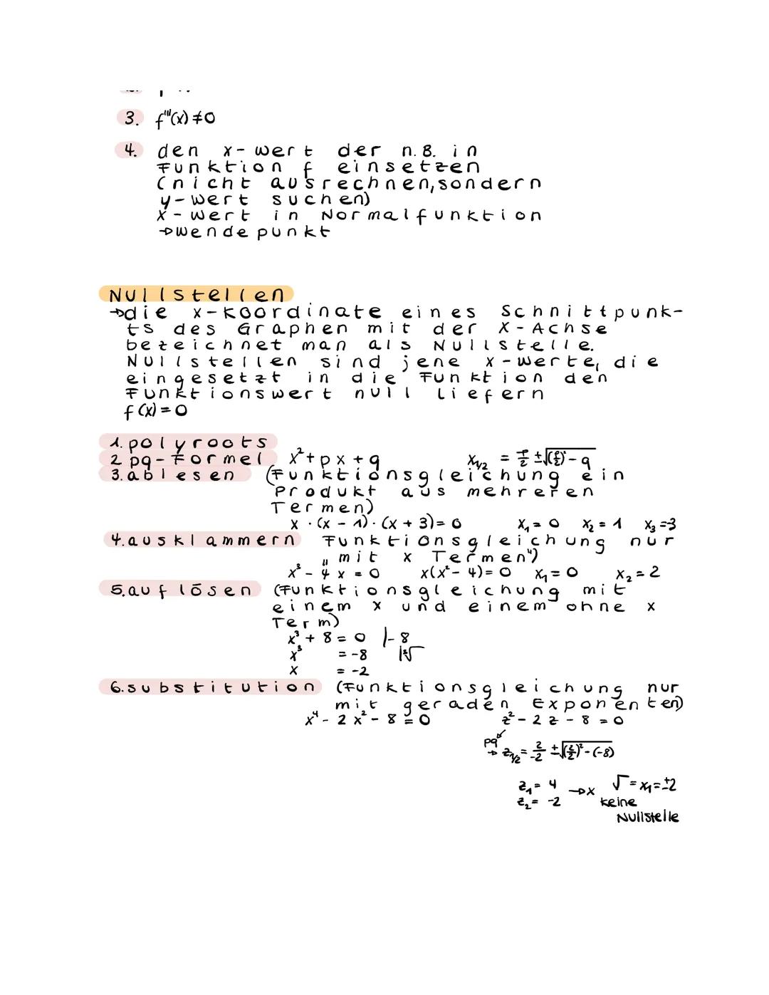 Funktionsanalyse
Extremstellen
sind
sina, da sie parallel
verlaufen.
Sattelpunkte
Extrempunkte, die immer =0
X-Achse
verlaufen von + zu +
1.