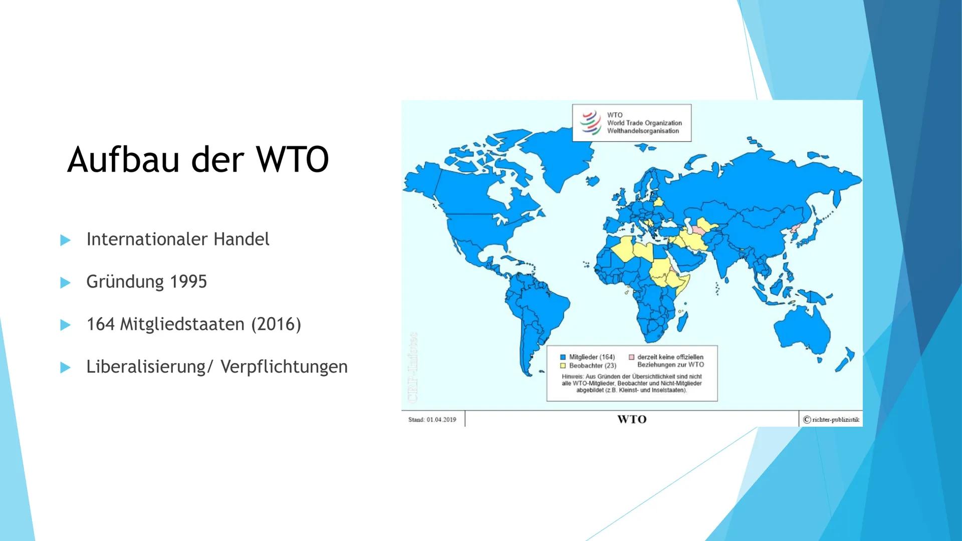 WTO-
Welthandelsorganisation
Einfach und transparent # Inhalt
- Struktur
- Kritik
- Abkommen
WORLD TRADE
ORGANIZATION # Struktur der WT