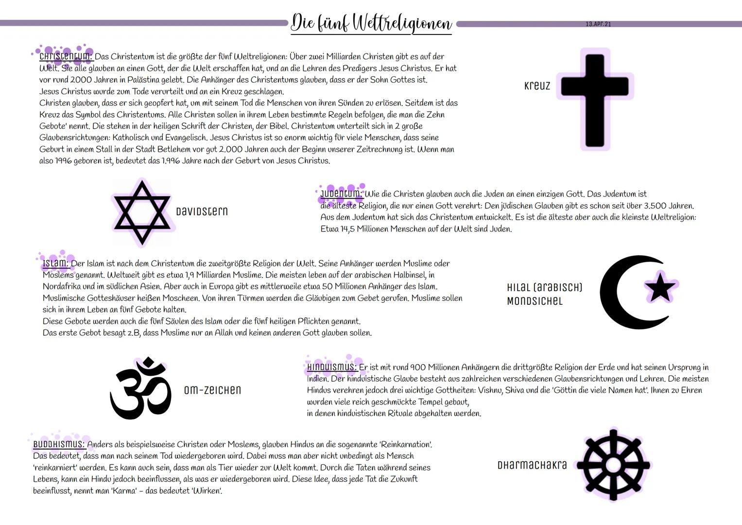 • Die fünf Wettreligionen
CHTISCentum: Das Christentum ist die größte der fünf Weltreligionen: Über zwei Milliarden Christen gibt es auf der