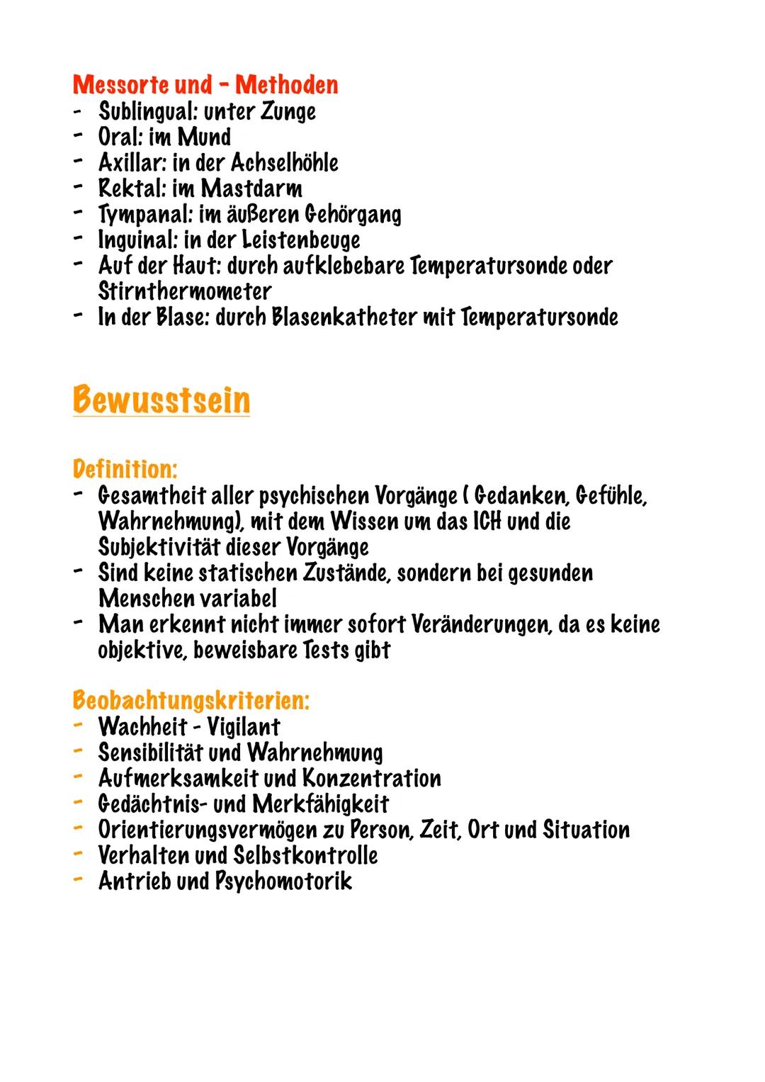 # Lernzettel Vitalzeichen
Definition:
- Messgrößen wichtiger Körperfunktionen, die den allgemeinen
Gesundheitszustand Wiederspiegeln
Wann