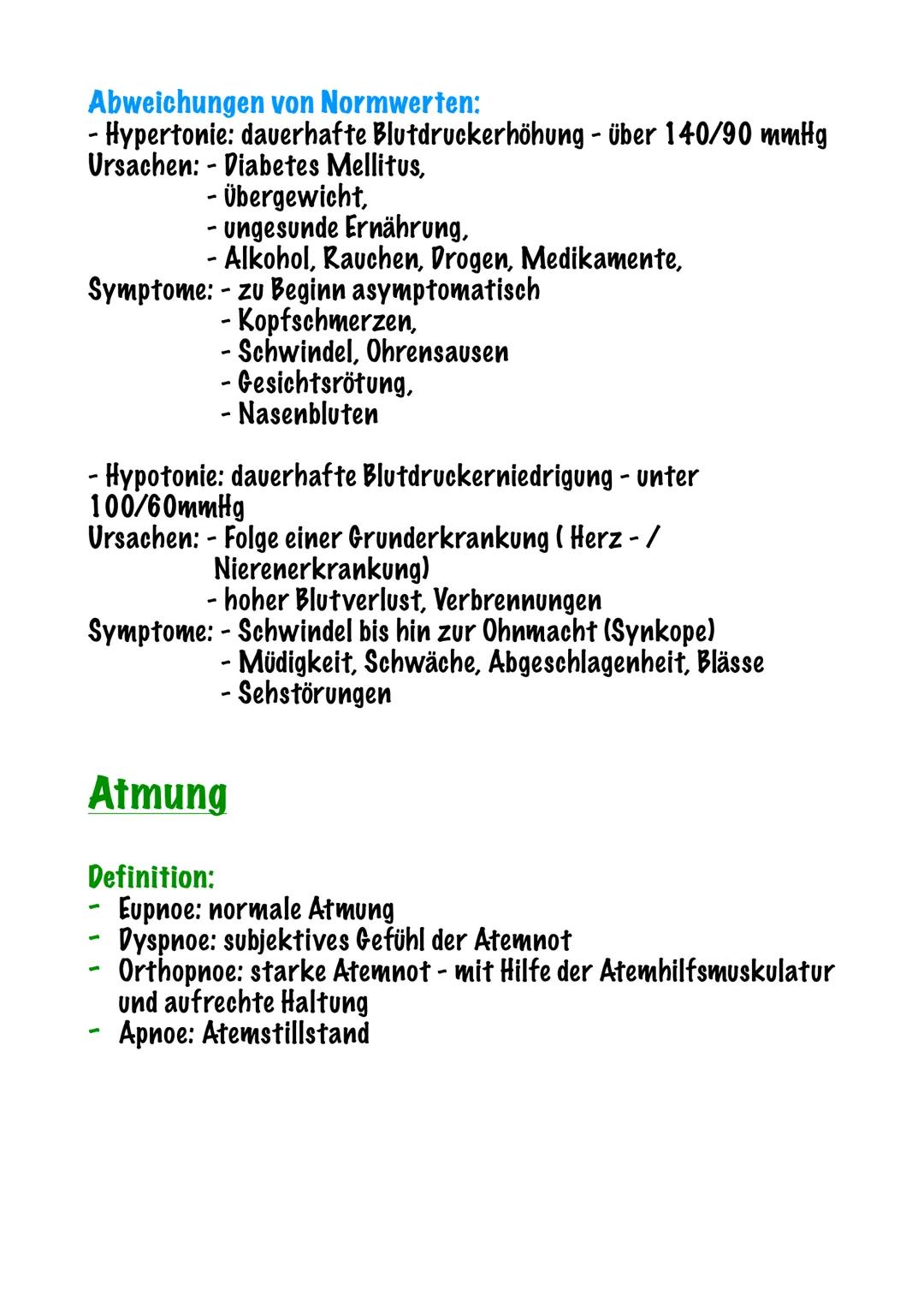 # Lernzettel Vitalzeichen
Definition:
- Messgrößen wichtiger Körperfunktionen, die den allgemeinen
Gesundheitszustand Wiederspiegeln
Wann