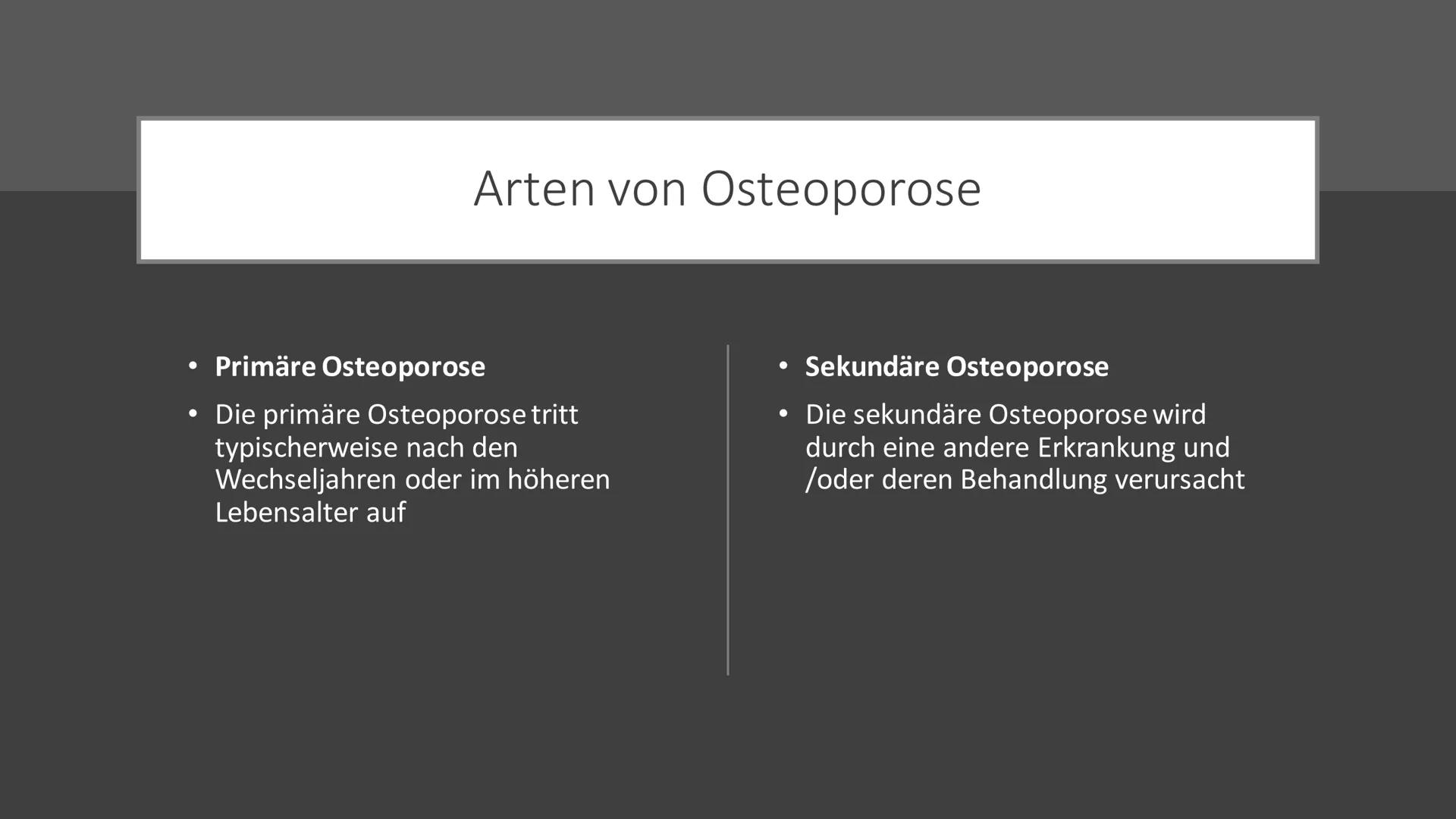 Osteoporose # Was ist Osteoporose?
https://www.osd-ev.org/osteoporose/einfuehrung/
Die Osteoporose wird gemeinhin auch als
Knochenschwund