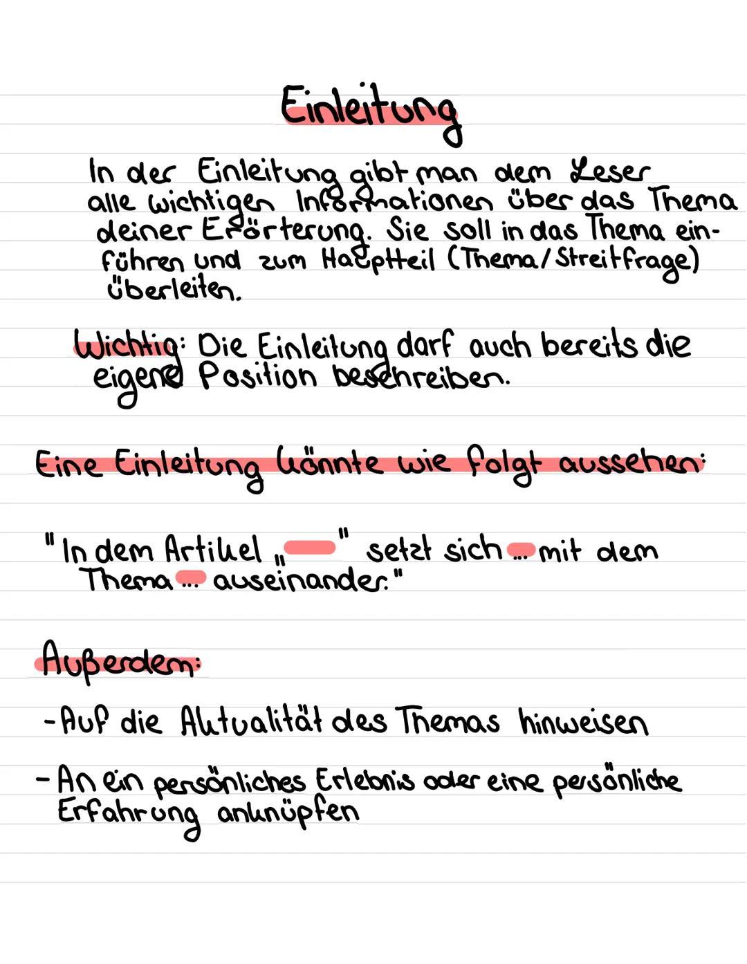 einen Sachtext Schriftlich erörtern
Aufbau einer erörterung:
" Aufgabe: Verfasse eine Erörterung an folgenden
Sachtext"
Einleitung
Haupt