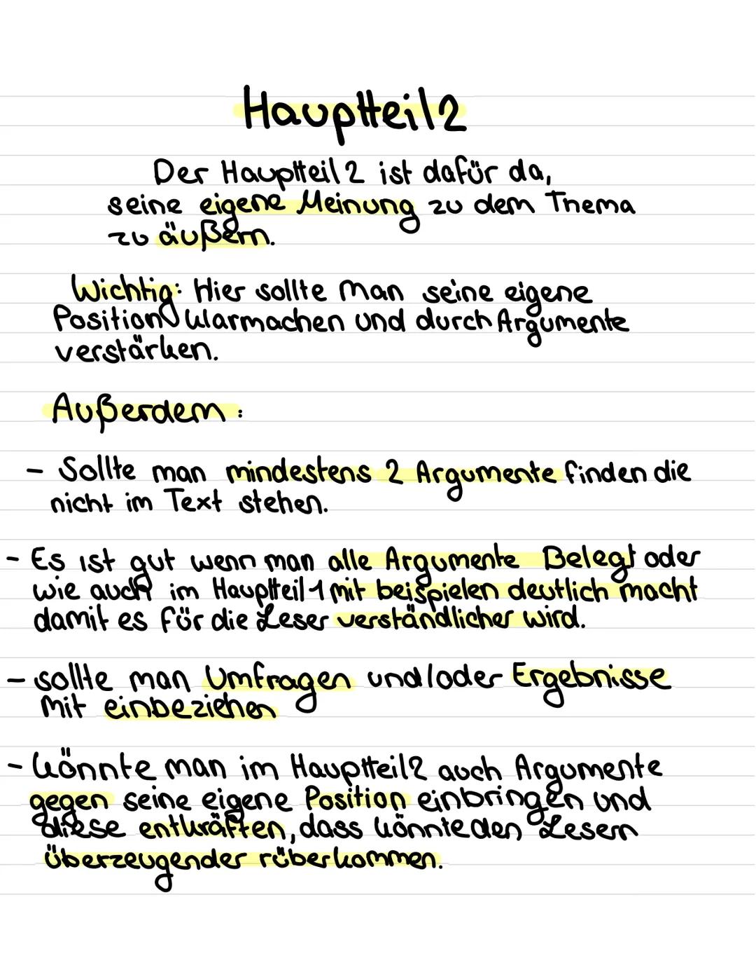einen Sachtext Schriftlich erörtern
Aufbau einer erörterung:
" Aufgabe: Verfasse eine Erörterung an folgenden
Sachtext"
Einleitung
Haupt