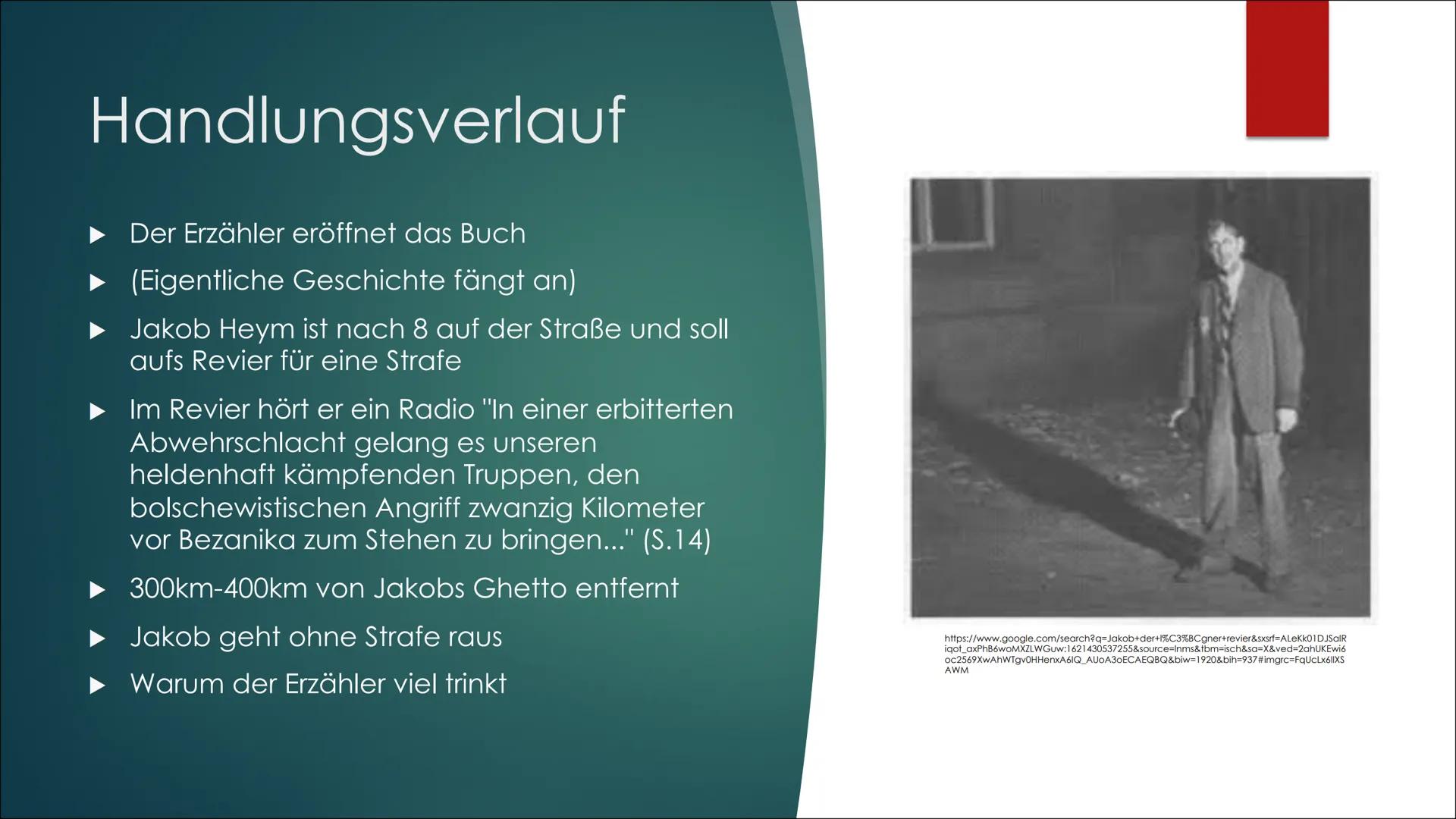 Jurek Becker
Jakob der Lügner
Roman
Suhrkamp
Buchprojekt
Jakob der Lügner
Elena, Zoé, Adam, Finn Generelles
1.
2.
3.
4.
Worum geht's ? Leben