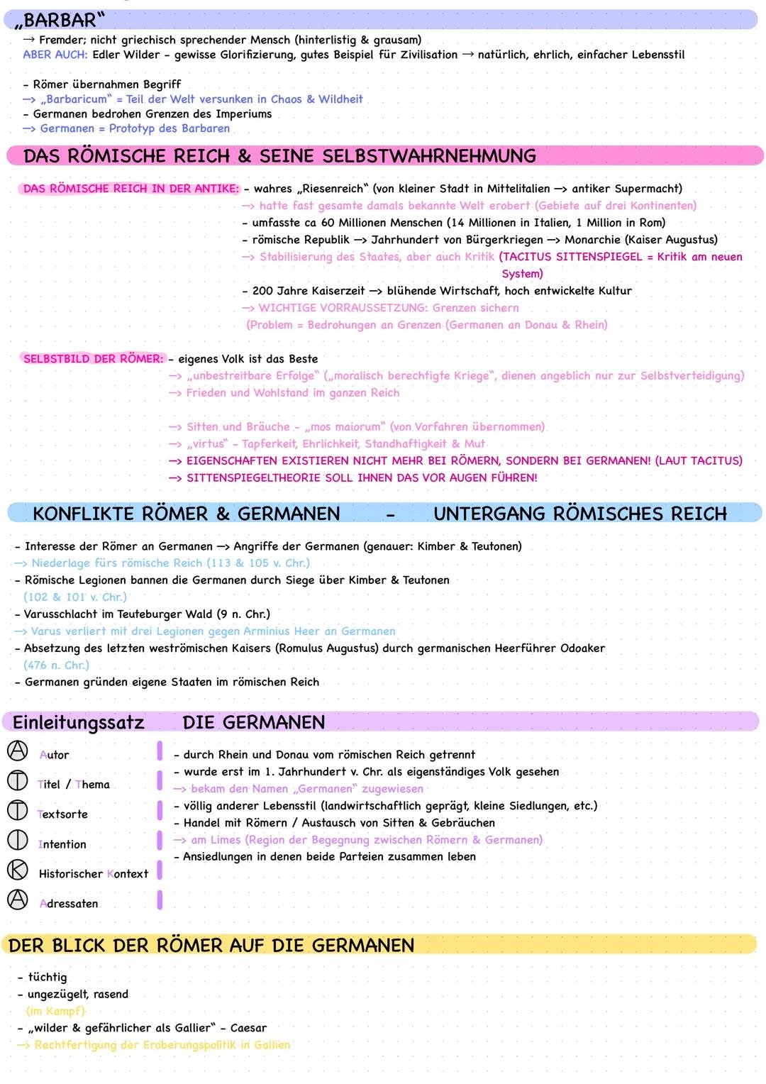 # „BARBAR"
- Fremder; nicht griechisch sprechender Mensch (hinterlistig & grausam)
- ABER AUCH: Edler Wilder gewisse Glorifizierung, gutes B