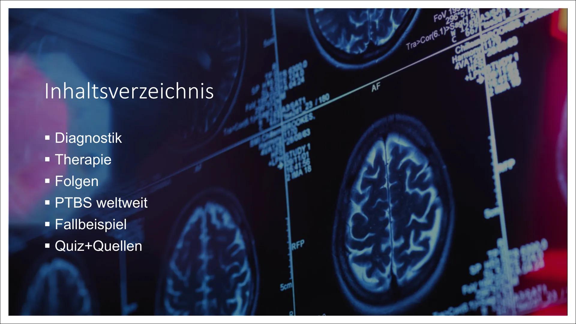 # Posttraumatische
# Belastungsstörung Inhaltsverzeichnis
■ Definition
■ Symptome
■ Verlauf
■ Neurologischer Ablauf
■ Störungsbild
A3S
