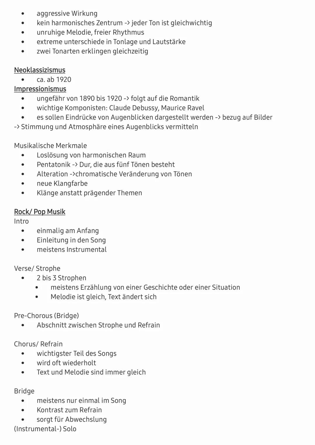 # LERNZETTEL
8
Kunstlied
* Höhepunkt in der Romantik (zwischen 1830
und 1850)
* Komposition für Sologesang und
Klavierbegleit