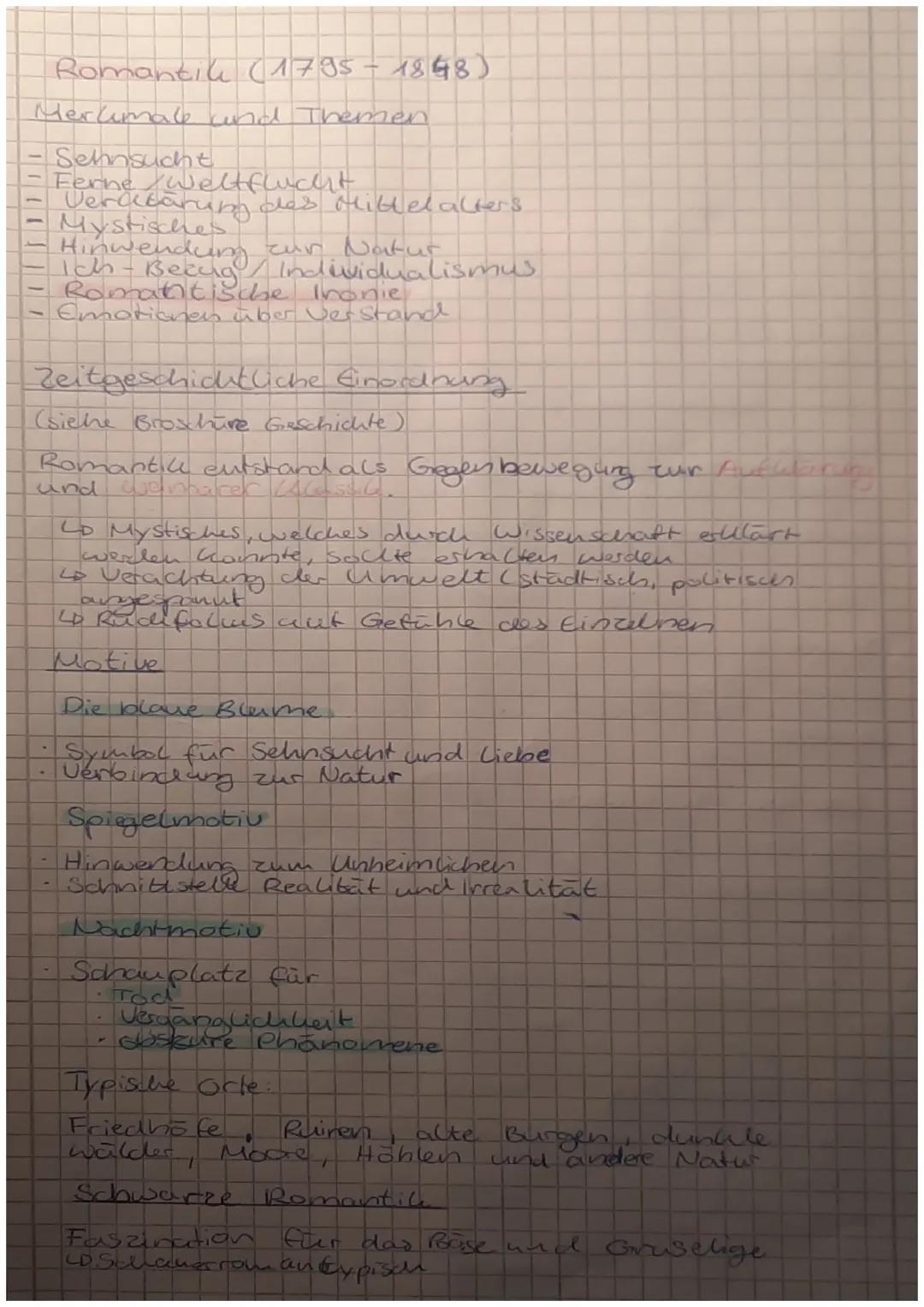 Das Majorato schauer Romantile
typisch ist:
-Mystik/übernatürliches
•Mittelalter berus
berus (Handvang een chieses Zext to midelalterliches