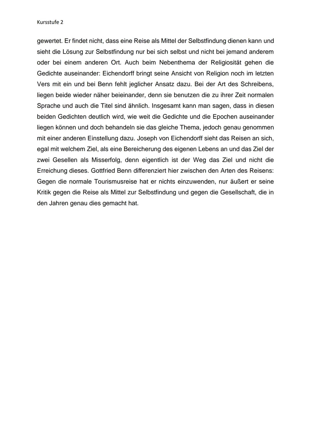 # Aufbau eines Gedichtvergleichs
## Einleitung Gedicht 1
- Basissatz (Epoche, Autor, Jahr, Titel, kurz Inhalt)
- Deutungshypothese
## Haup