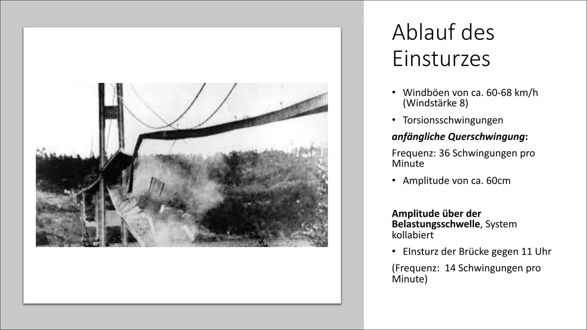 Resonanzkatastrophe
PowerPoint von Marlene und Anneke # Inhaltsverzeichnis
* Resonanz und Resonanzkatastrohe
* Resonanz von Brücken *am Beis