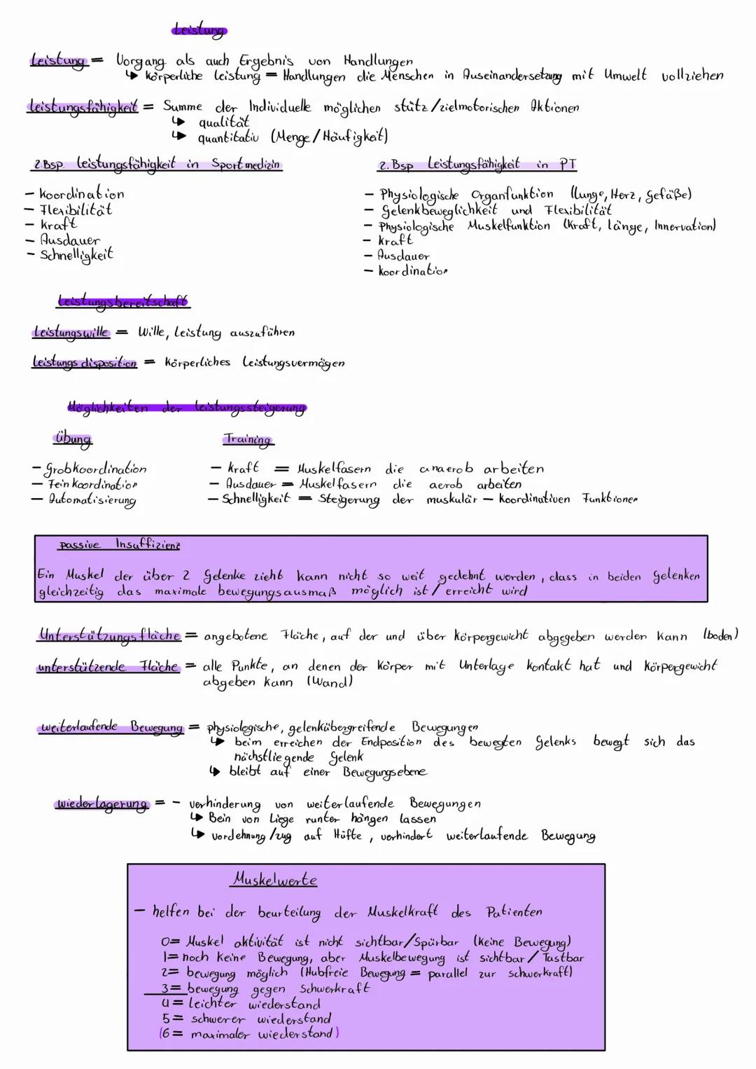 # GRUNDLAGEN
Definition Physiotherapie
- Maßnahmen zur Entwicklung zum Erhalt und Wiederherstellung aller Funktionen im somatischen (Körpe