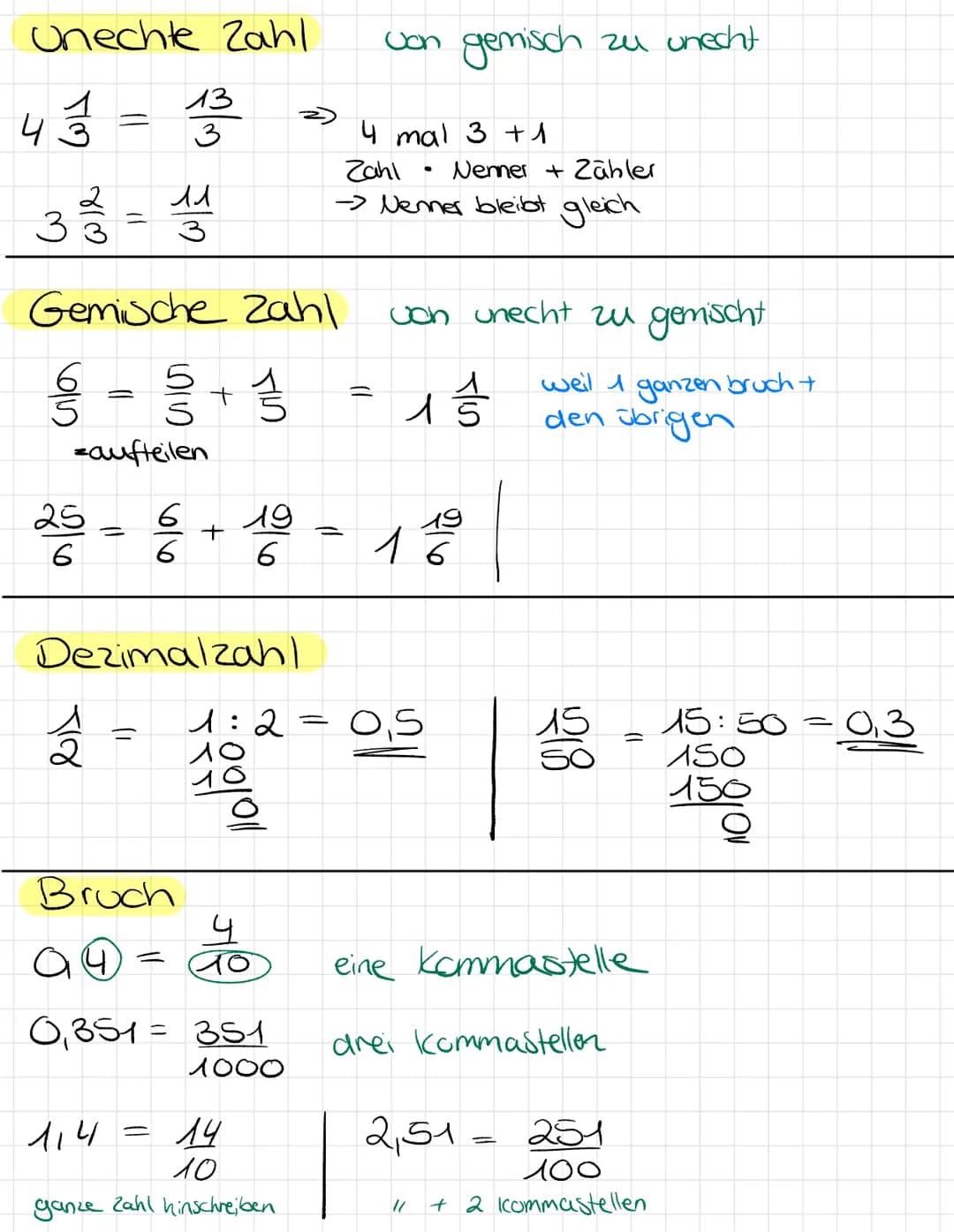 # Addieren/Subtrahieren
=> zum berechnen muss man einen Hauptnenner haben, beide Nenner müssen gleich sein bzw. gleich gemacht werden
$ \f