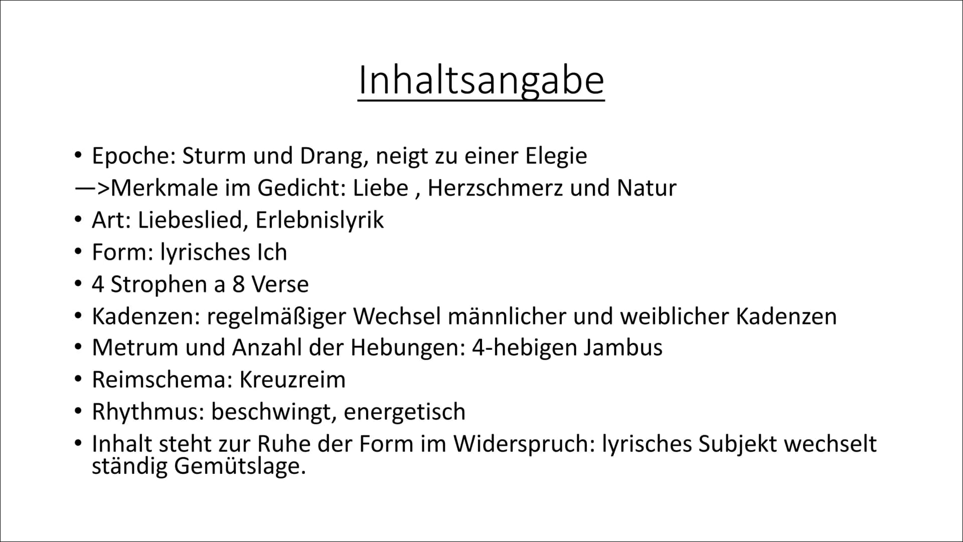 "Willkommen und Abschied"
von
Johann Wolfgang von Goethe Willkommen und Abschied
Gedicht von Johann Wolfgang von Goethe Gliederung
1. Hinter