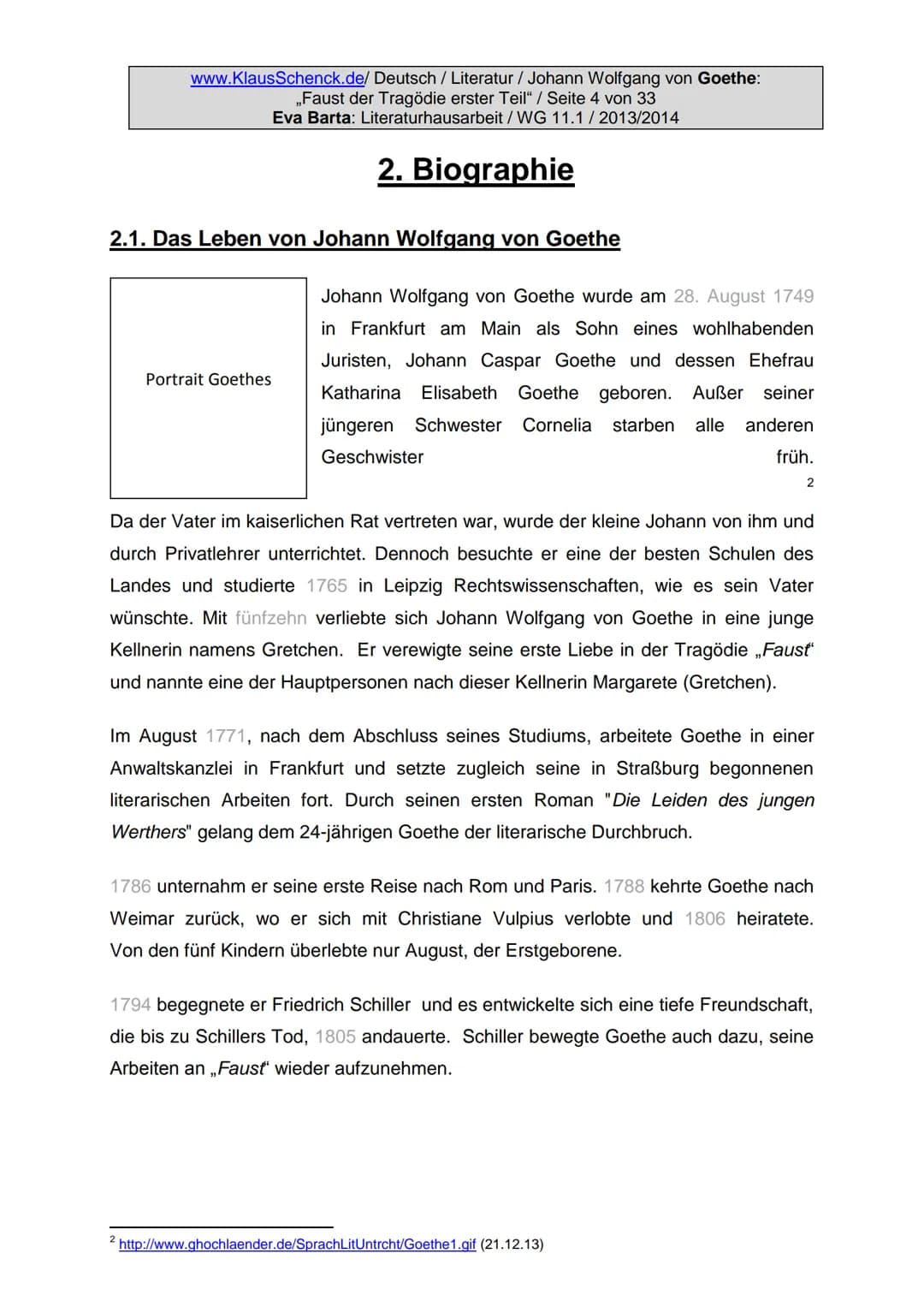 Eva Barta / Literaturhausarbeit
JOHANN
WOLFGANG
VON
GOETHE
FAUST 1
Goethe-Kriegsausgabe
Faust
Eine Tragödie
Im Infel-Verlag zu Leipzig
Dicht