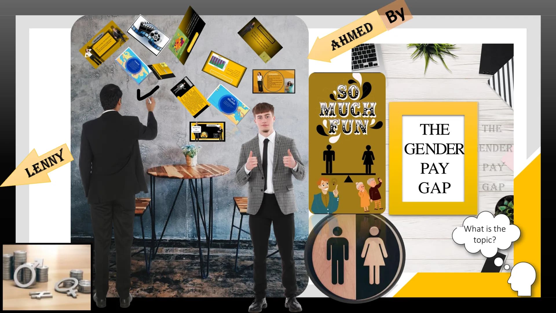 # Introduction
- Women, on average, make 20% less than men.
- Women have to work roughly 10 years longer than men to equal their pay.
# What
