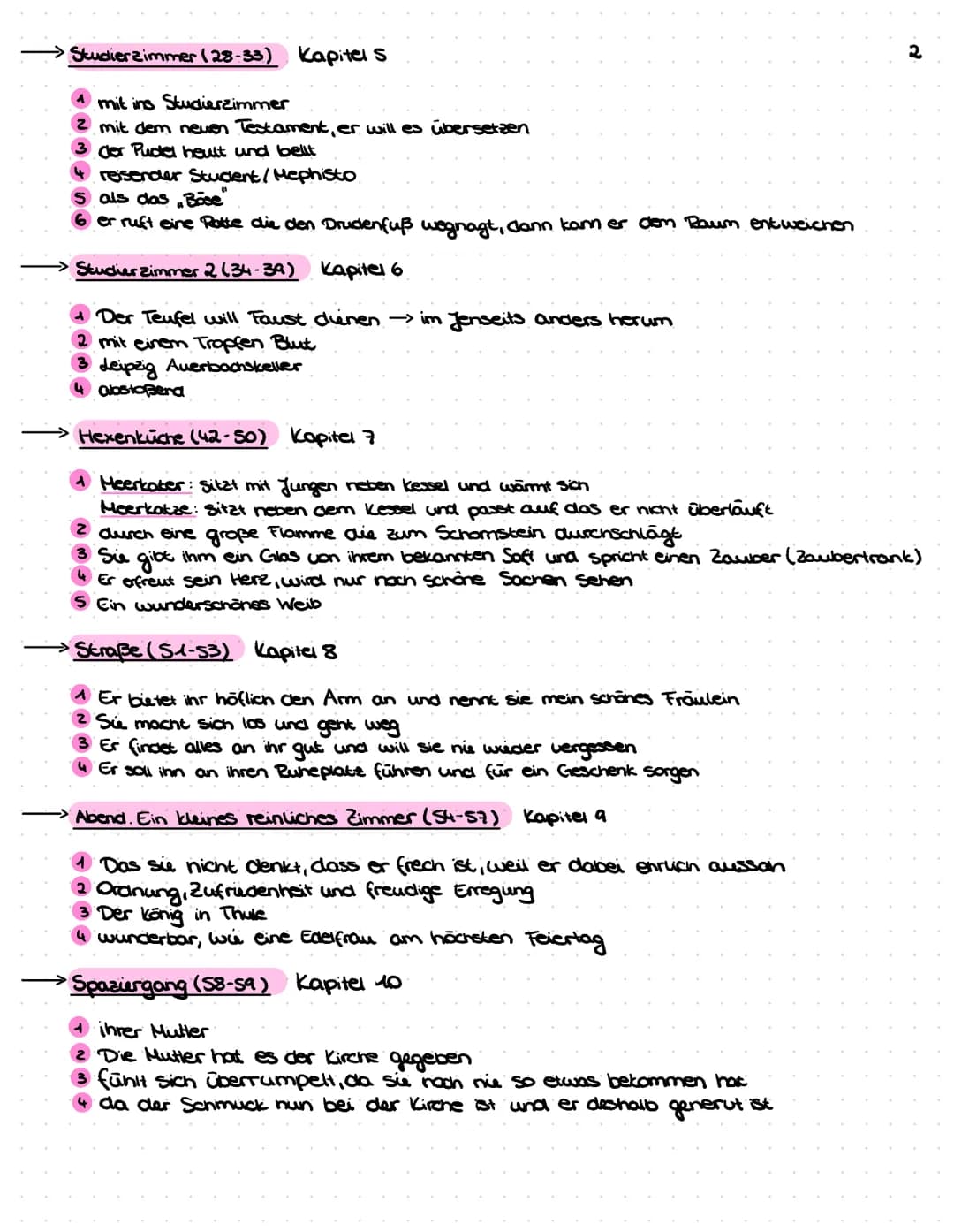3
# Im Haus der Nachbarin (60-66) Kapitel 11
1. Nachbarin von Margarete, Witwe
2. Mephisto sagt, dass er toi sei ist er aber nicht
3. Er fi