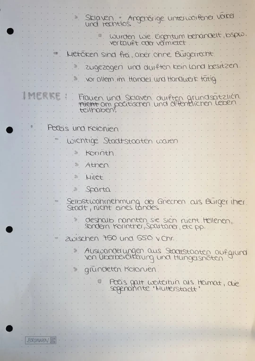# GRIECHISCHE ANTIKE
## Politische Begrifflichkeiten
- Aristokratie
- Staatsform, in der Herrschaft von qualifizierter und privilegierter