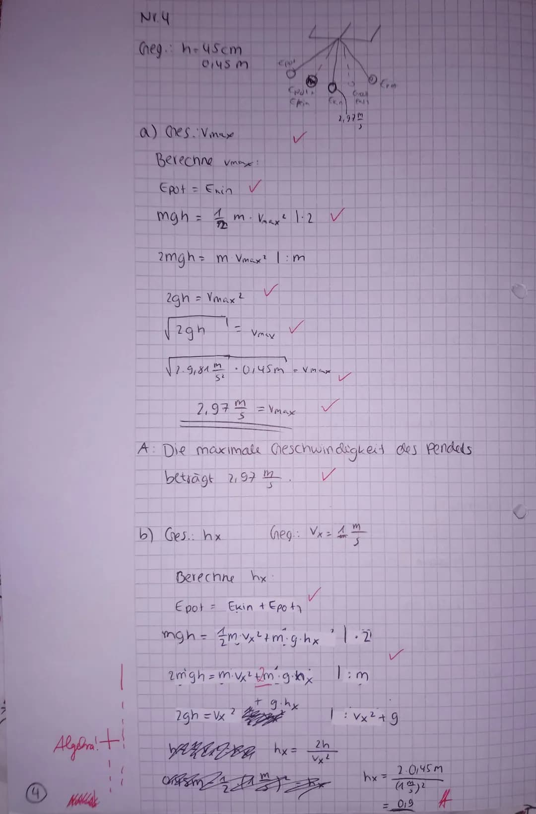 # Physik
Klausur EF 3/18/19
Name:
Thema:
Datum:
Kurs:
Kreisbewegungen und Energieerhaltung
12.04.19
Physik EF Gk
Erlaubte Hilfsmittel:
- Gra