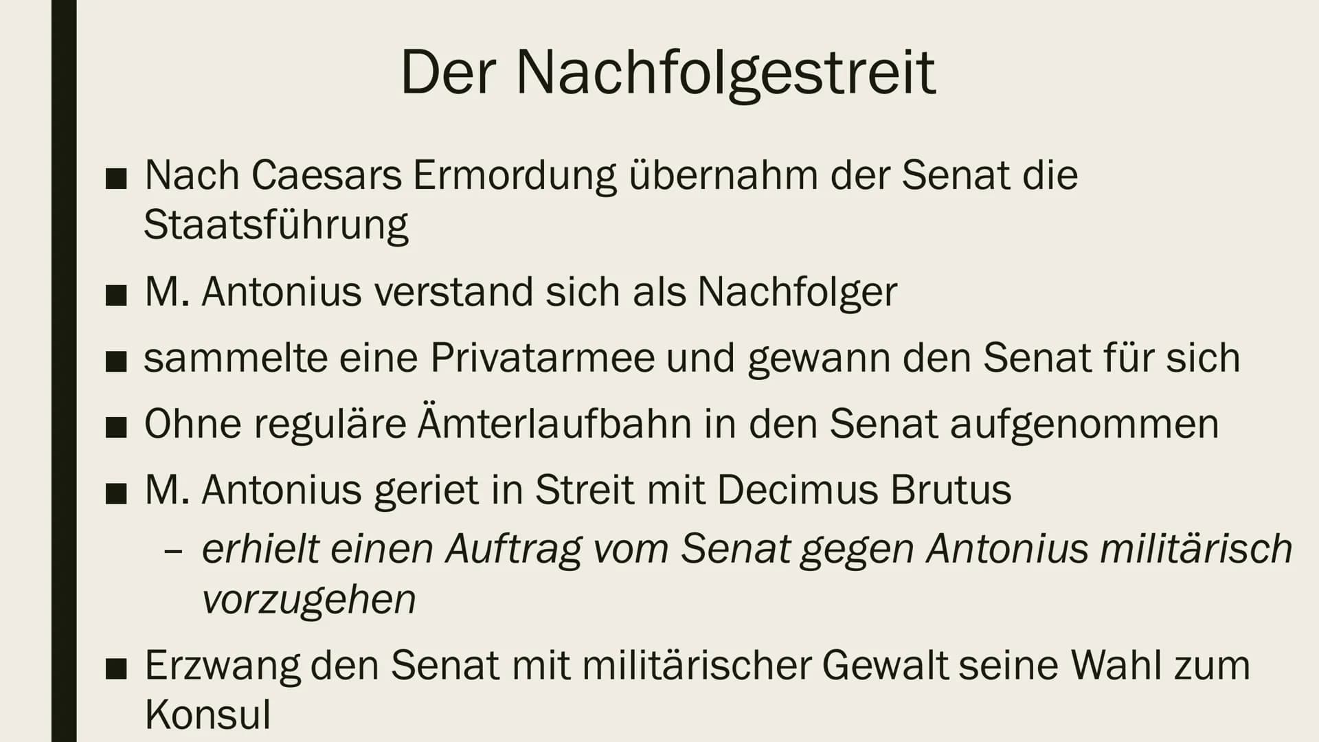 KAISER
AUGUSTUS
Eine Präsentation von und Ilinca
Michels # Inhalt
- Allgemeines
- Kindheit und Jugend
- Der Nachfolgestreit
- Triumvirat
- D