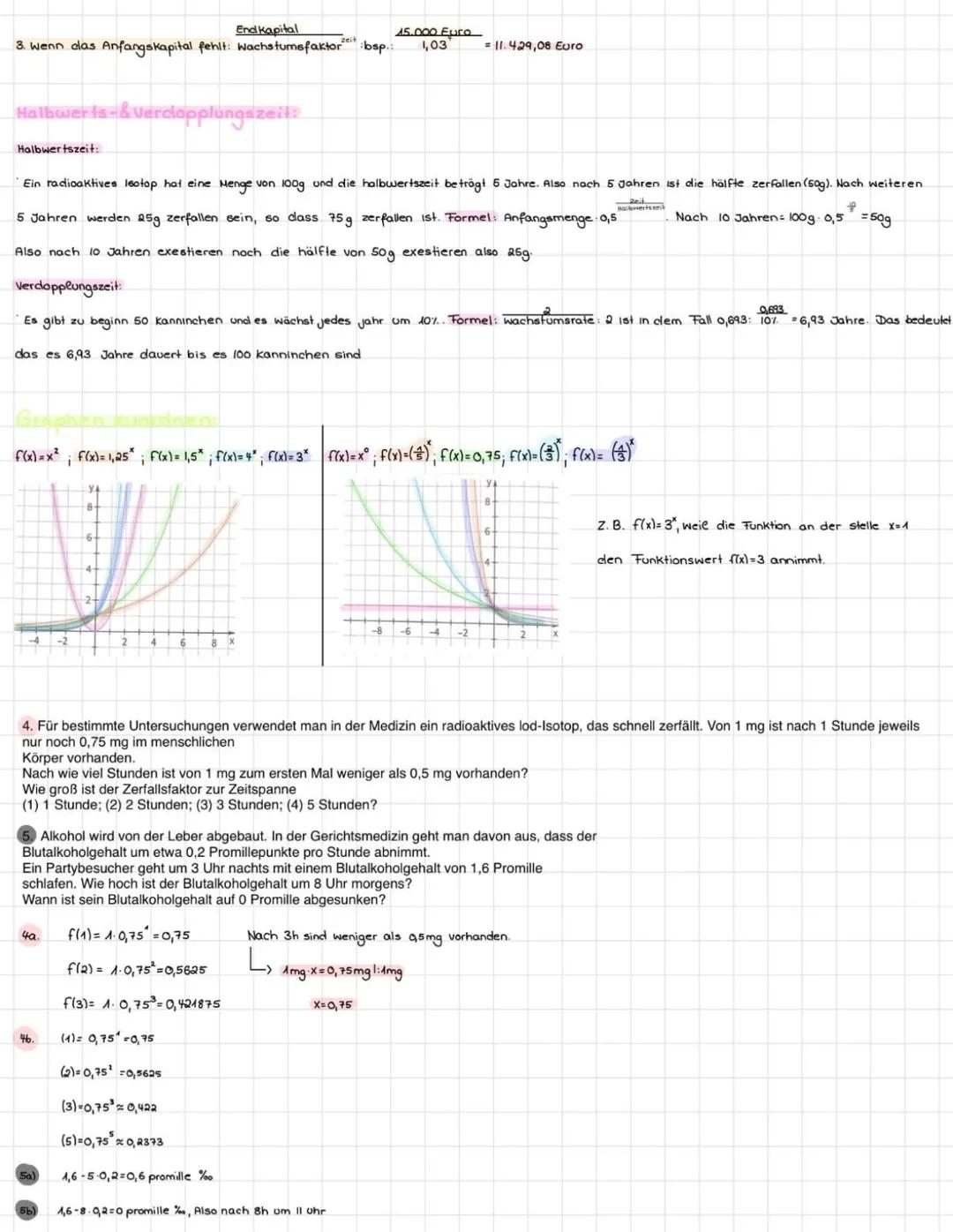 # Mathe Lernzettel
proportionales Wachstum:
Es bedeutet, dass etwas in einem gleichmäßigen Verhältnis wächst. Wenn zum Beispiel ein Baum j