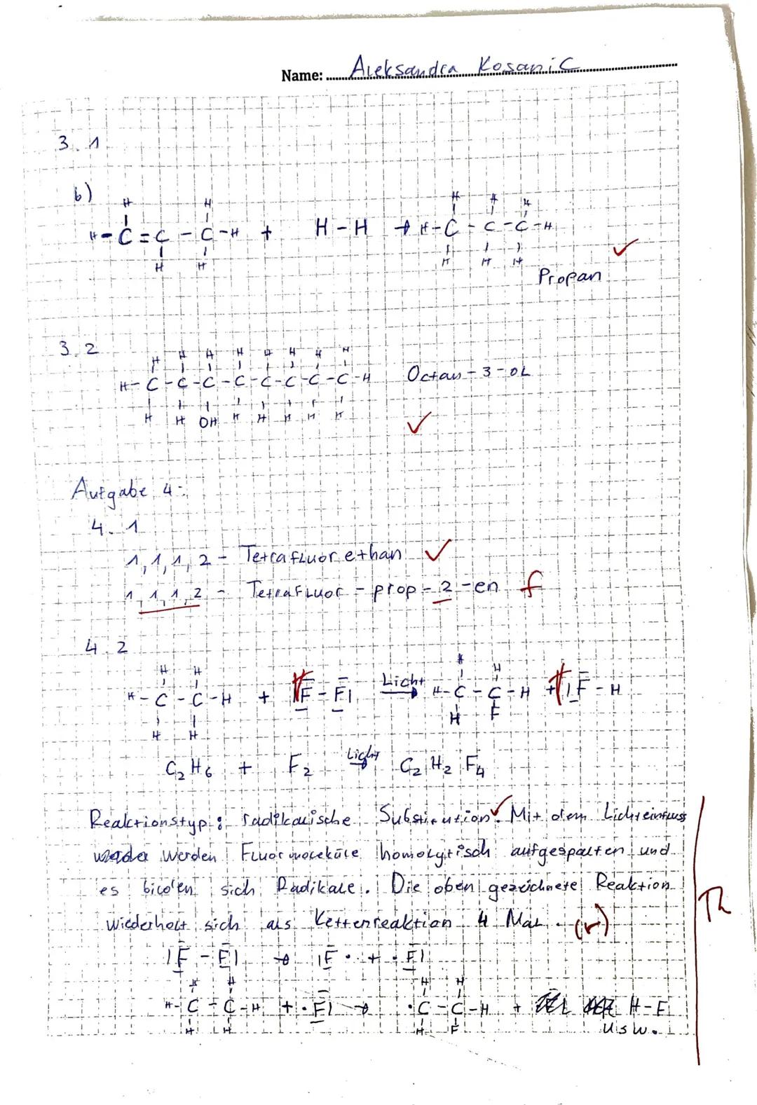 Chemie (3-stündig); WGJ1
Kaufmännische Schule Heidenheim
23. Juni 2023
Arbeitszeit:
Hilfsmittel:
1.1
1.2
v1.2.1
1.2.2
✓1.3
2
3.1
3.2
75 Minu