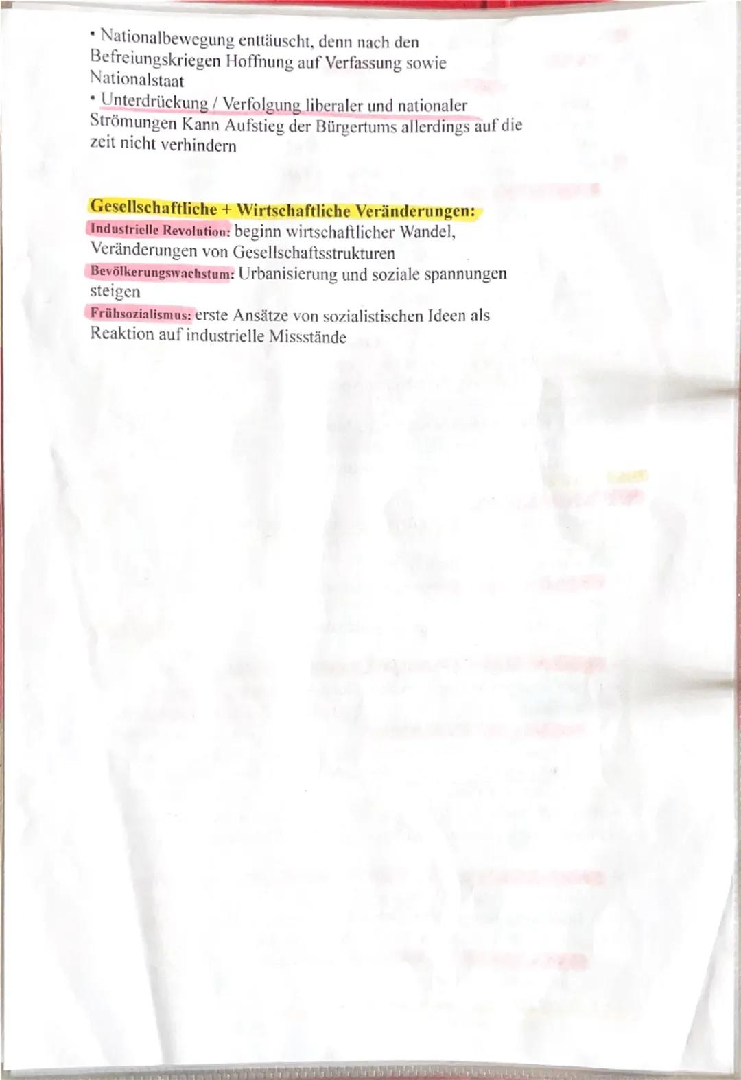 Klausur 11-1 Geschichte GK
Französische Revolution
<-1789-1799
Ursachen:
-soziale Ungleichheit → 3 Stände (Klerus, Adel, 3.Stand
→hatte kaum