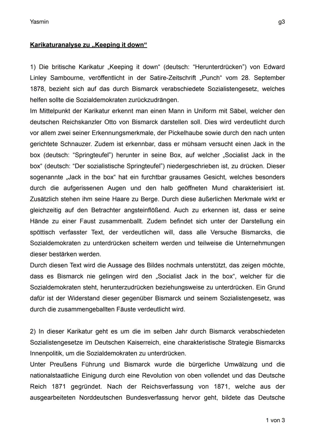 13.09.22
# Aufgaben:
1. Beschreibe und deute die Karikatur.
Berücksichtige dabei auch den untenstehenden Text, indem Du seine gesamtaussage