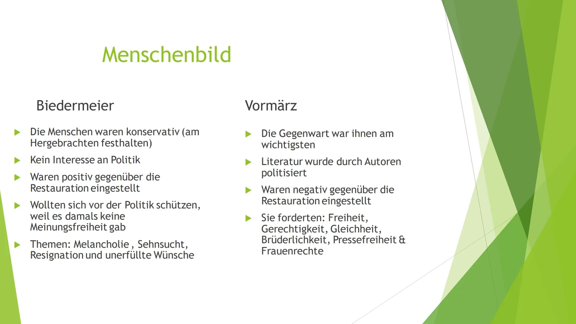 # Nachromantische Strömung
Biedermeier
Und
Vormärz # Inhaltsangabe
* Zeitliche Einordnung
* Begriffserklärung
* Historischer Hintergrund