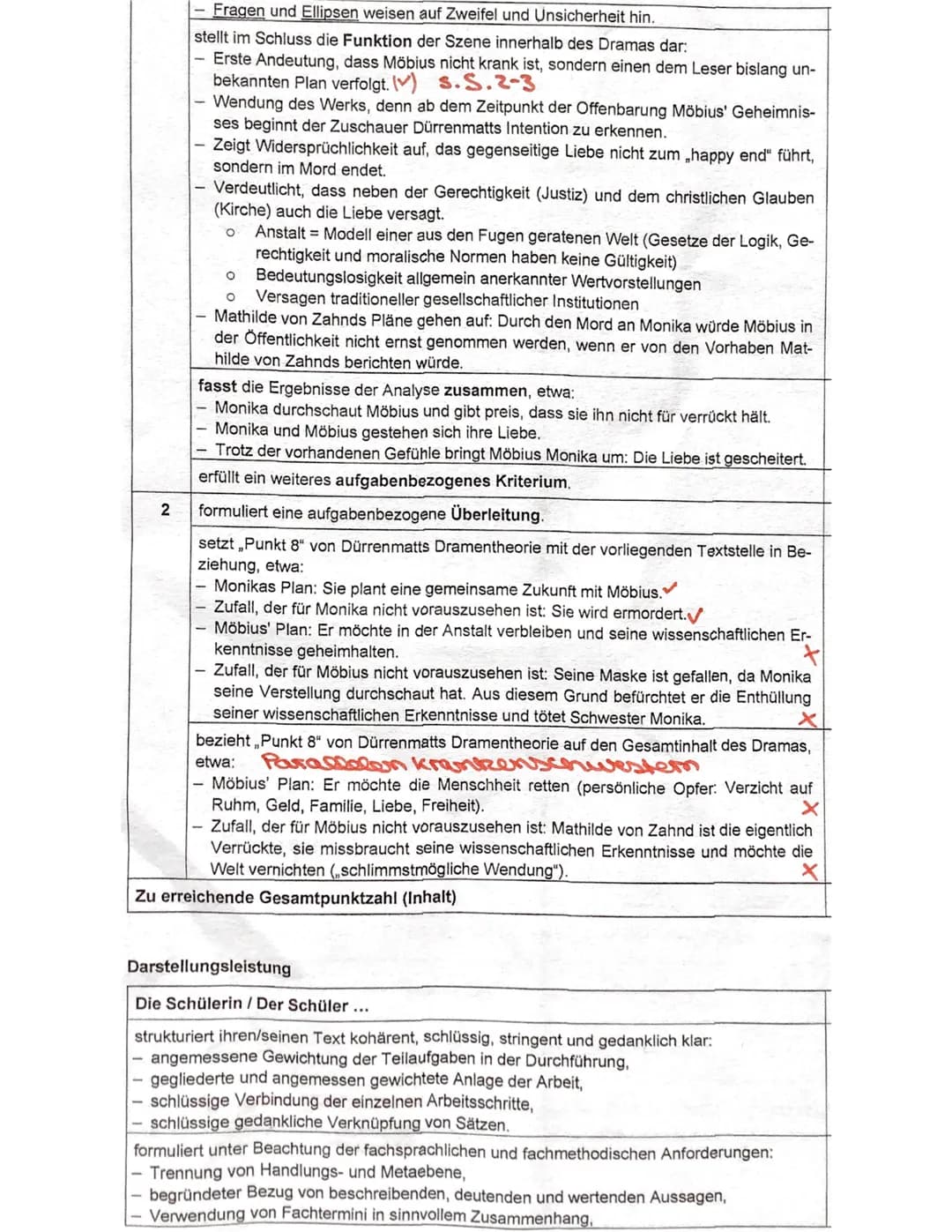 # Erwartungshorizont
## Inhaltliche Leistung
Aufgabe | Die Schülerin / Der Schüler ...
--- | ---
1 | formuliert eine aufgabenbezogene Einl