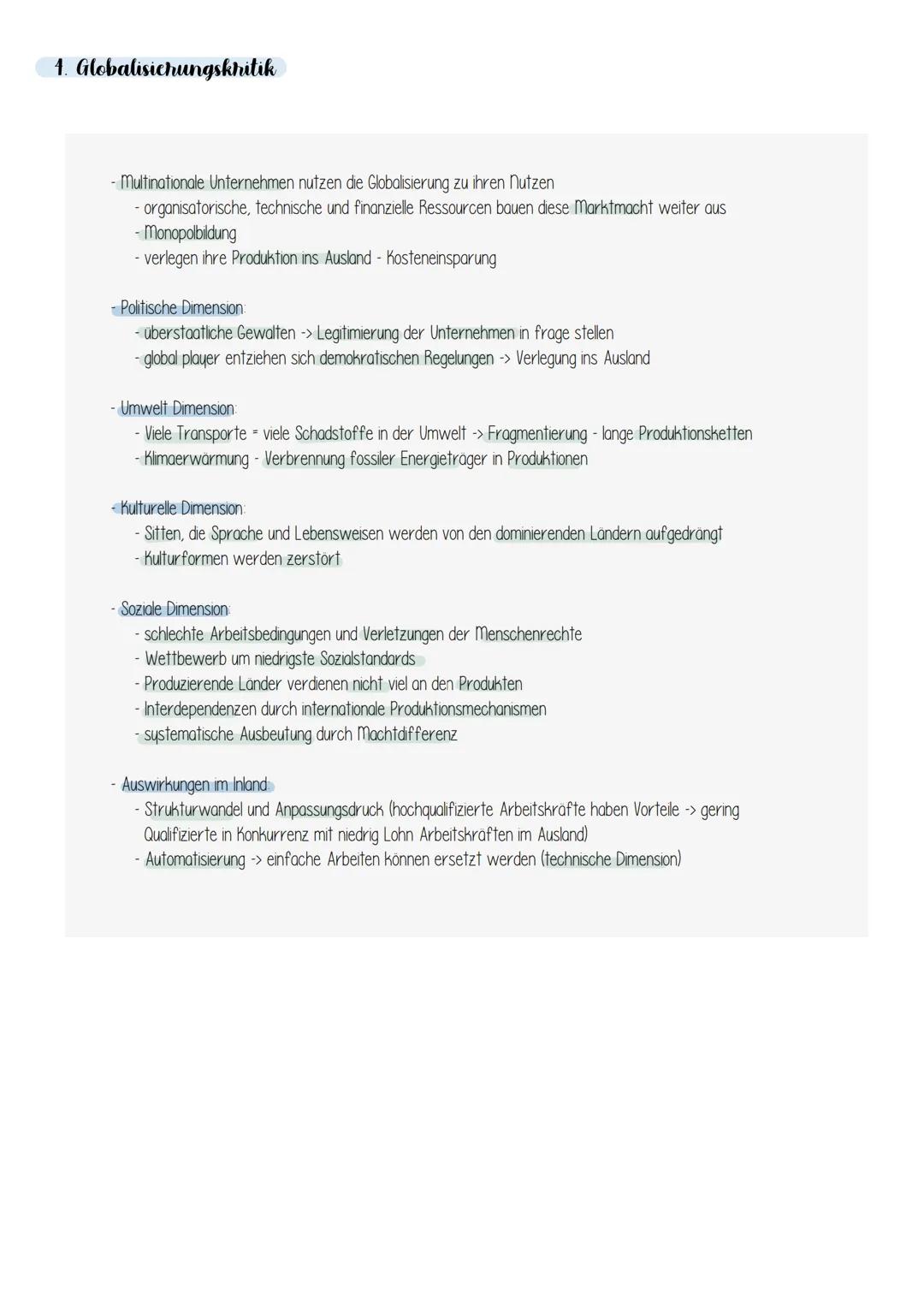 Dimensionen
- Machtpolitisch globale Probleme (Umwelt - Klimawandel), Organisationen (UNO, NATO,.), Markt / Wettbewerb
- Technik Internet, S