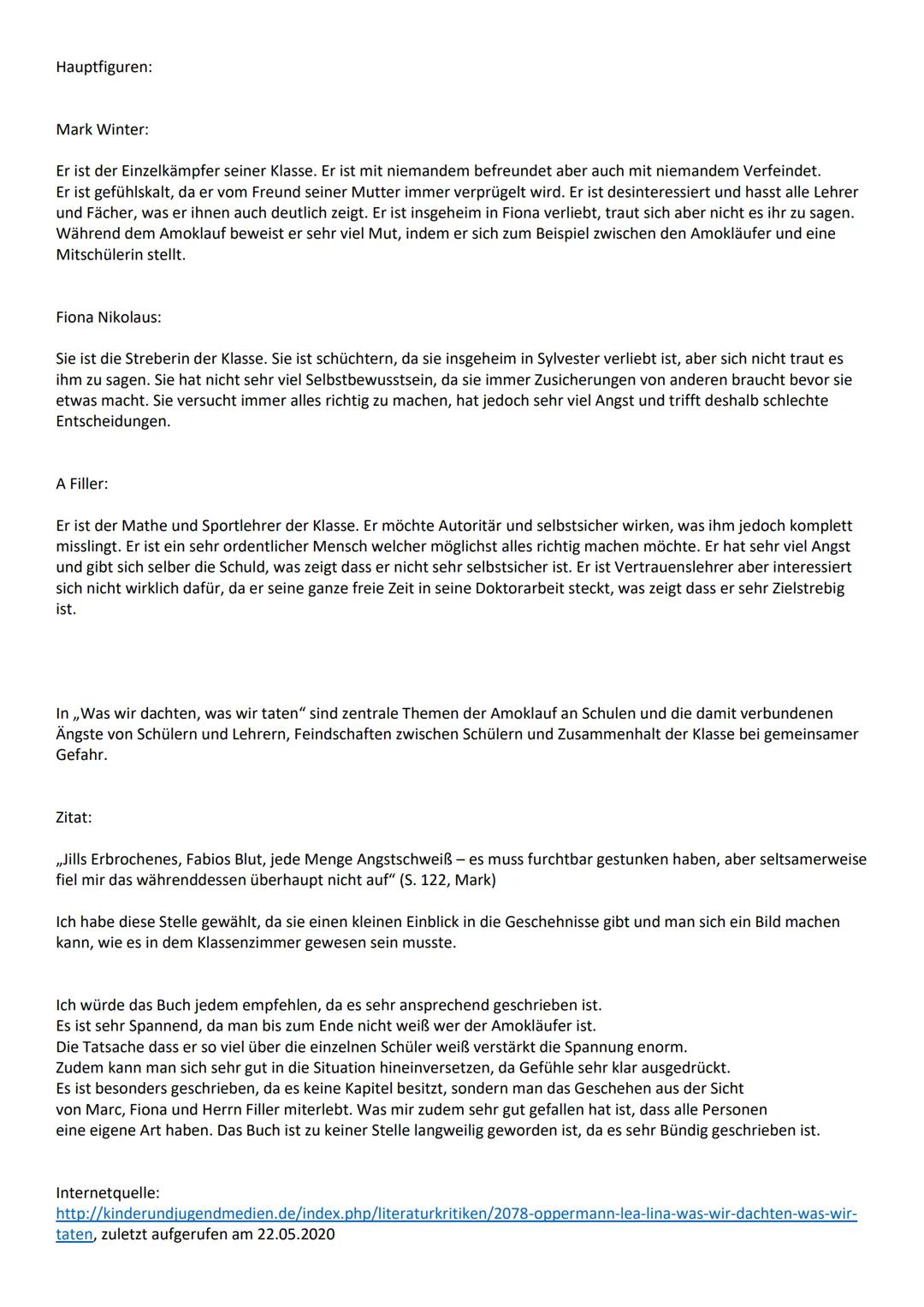 # WAS WIR DACHTEN, WAS WIR TATEN
Lea-Lina Oppermann
Die Autorin ist 1998 in Berlin geboren und lebt in Hennef (NRWF). Sie studierte Sprech