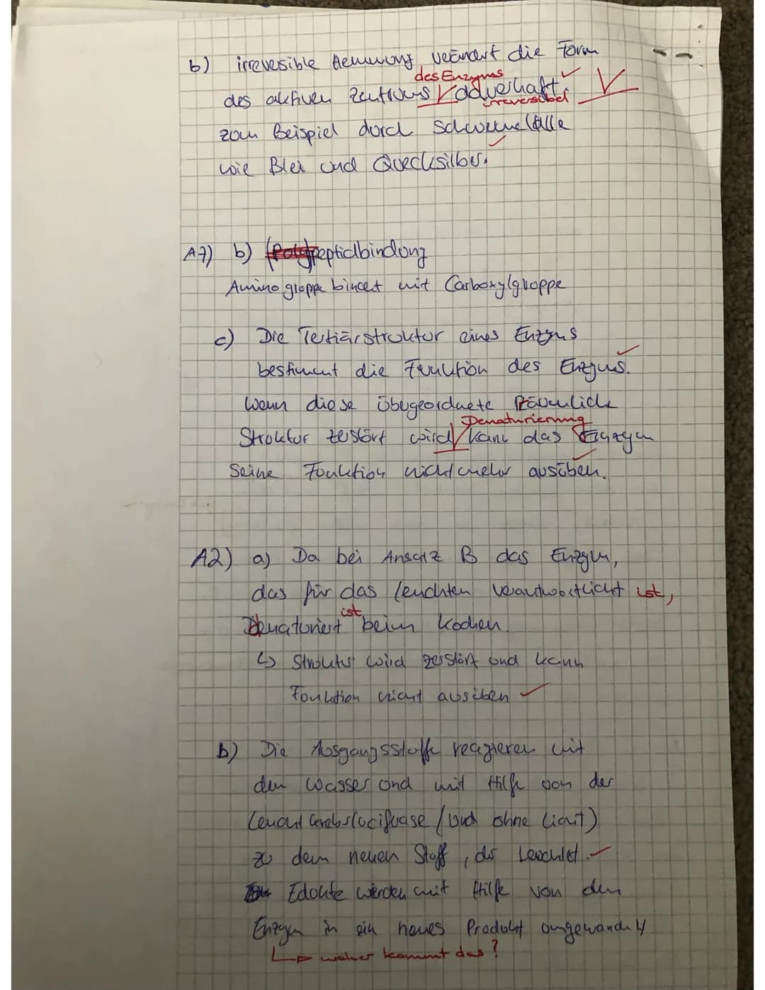 20.12.10
A1)
# Fotosynthese
Aregungszustand
ATP
NADPH
Cicht
Chlorophyll
DOC
Grundzustand
ADP+ Phosphat
NADP
exegonische
Reaktion
endugonisd