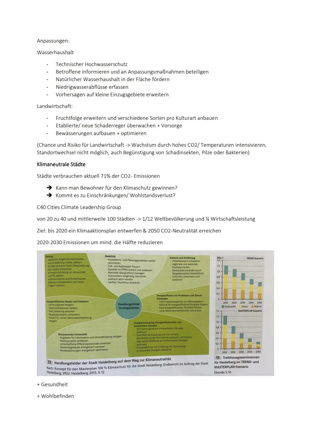 # Globale Herausforderungen: Klimawandel
## Natürlicher Treibhauseffekt
- Sonnenstrahlen auf Erdoberfläche -> Umwandlung Wärmestrahlung &