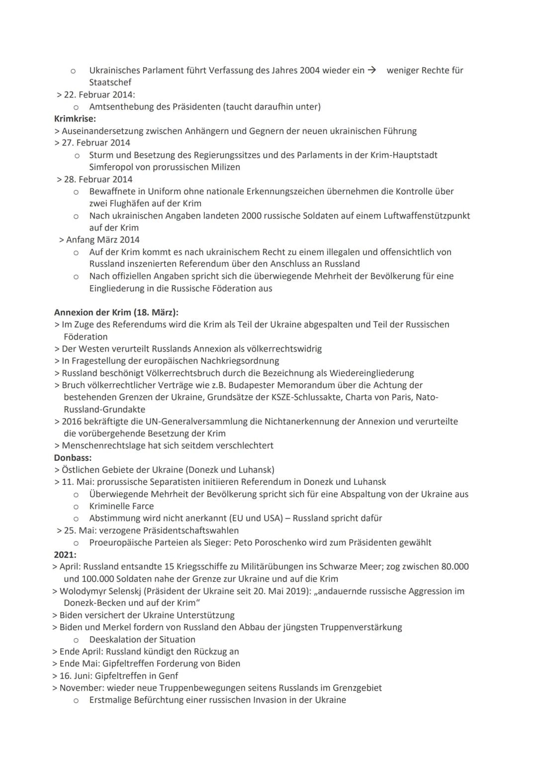 # Handout: Ukraine-Konflikt
## Basis Informationen:
> Konflikt zwischen (Ost) Ukraine und Russland
> November 2013 - Heute (Aber bereits la