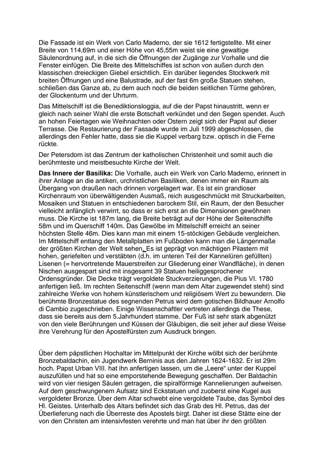 # Der Vatikan
## 1. Allgemeines
- 440.000 m² (kleinster und ältester Staat)
- ca. 900 Einwohner
- Lateranvertrag
- Kardinalskollegium und B