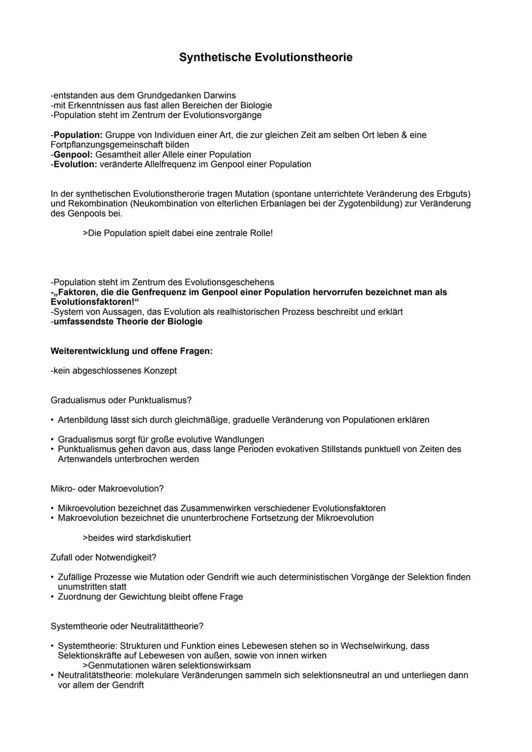# Ergebnisse der Evolution
- alle Lebewesen sind Ergebnis der Evolution
- Evolution = historischer Prozess
> Vorgänge der stammesgeschicht