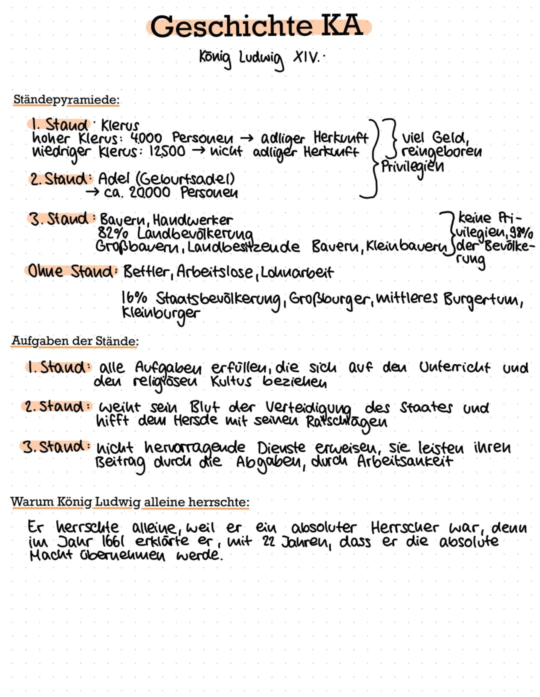 # Geschichte KA
König Ludwig XIV.
## Aufgaben des Schloss Versailles:
- Sollte den Rum des Königs vermehren
- bildete den Rahmen für das lu