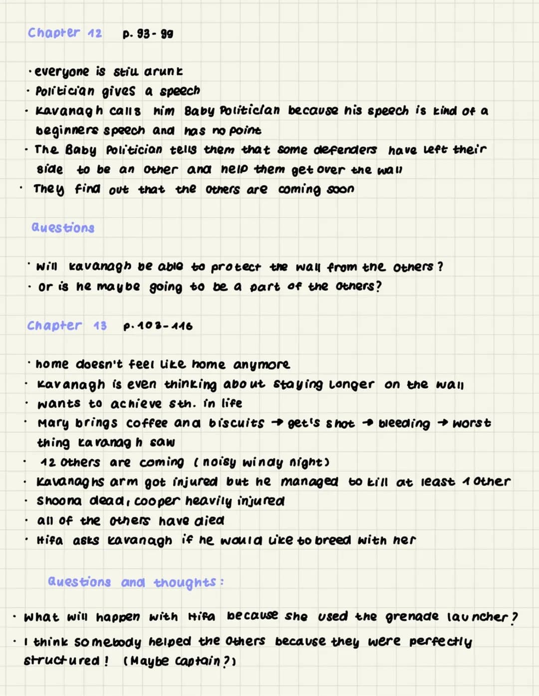 READING LOG
well done!
The Wall
By John Lanchester
Reading Log
By Ayat Quotes from the book, that I like:
... it must be amazing to be tha