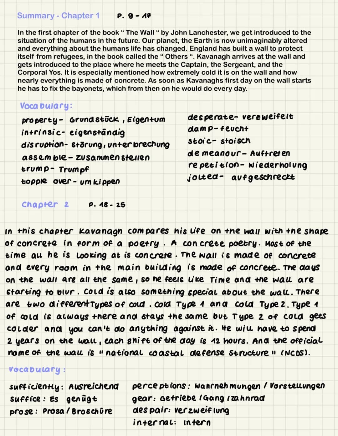 READING LOG
well done!
The Wall
By John Lanchester
Reading Log
By Ayat Quotes from the book, that I like:
... it must be amazing to be tha