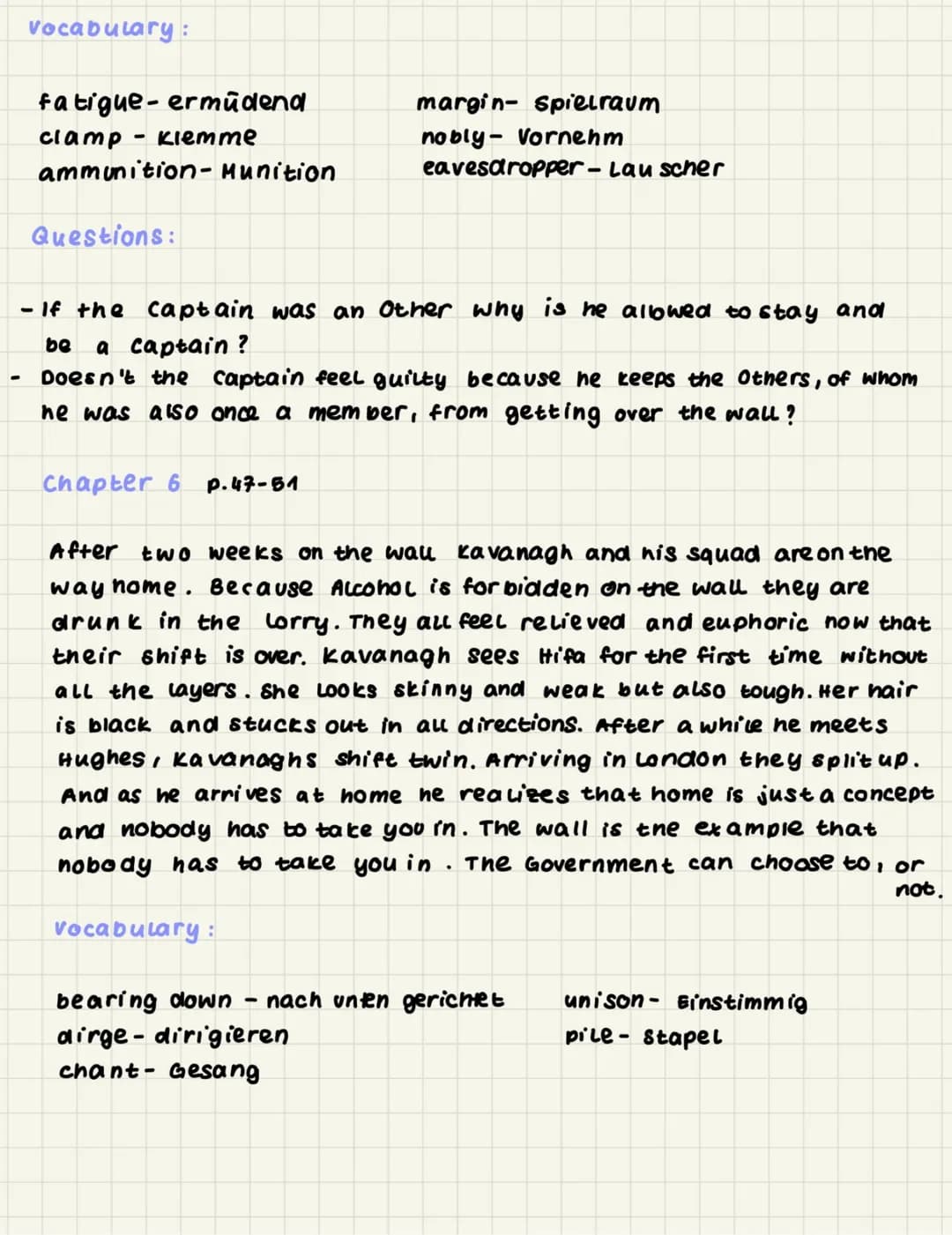 READING LOG
well done!
The Wall
By John Lanchester
Reading Log
By Ayat Quotes from the book, that I like:
... it must be amazing to be tha